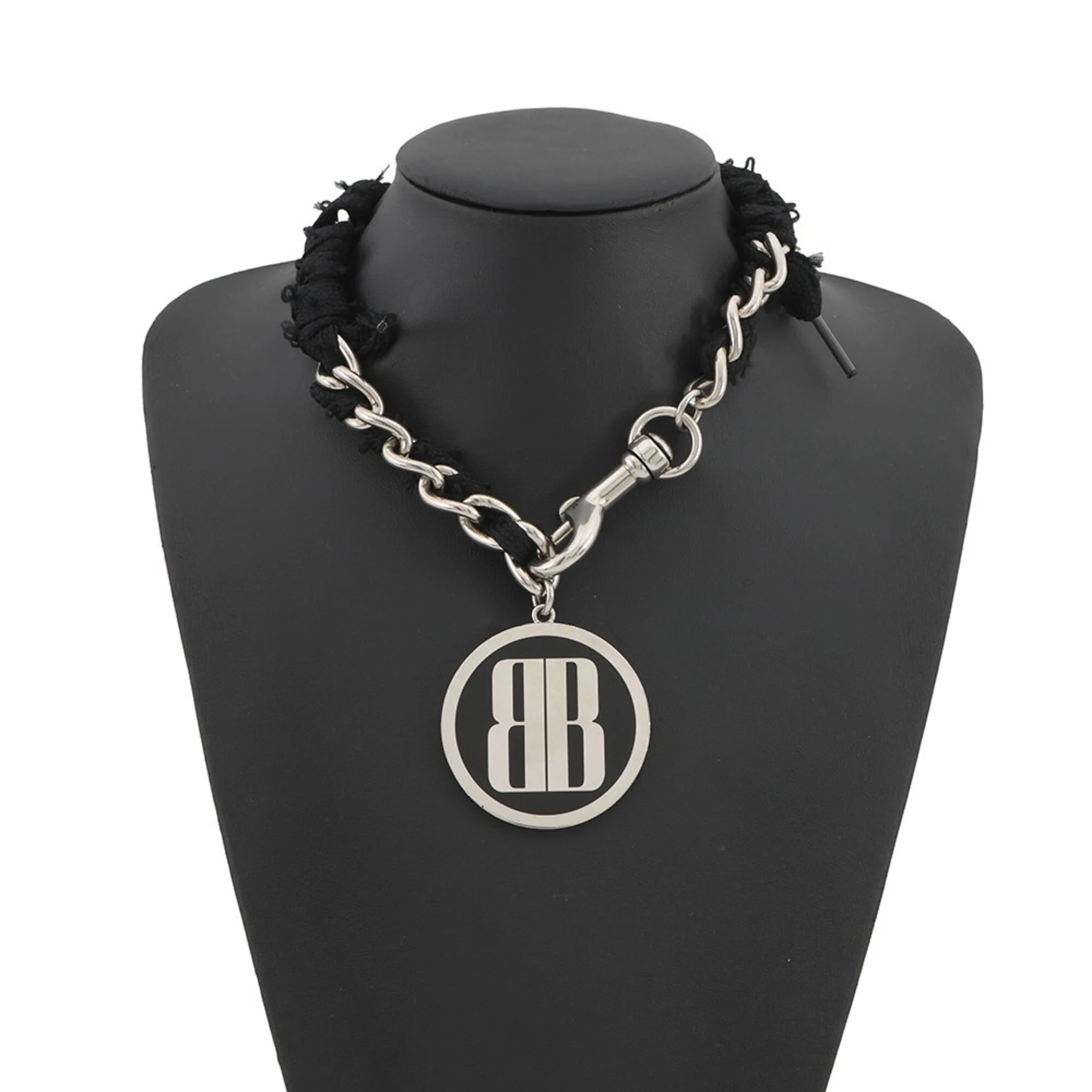 Choker Necklace Metal Black - Image 4