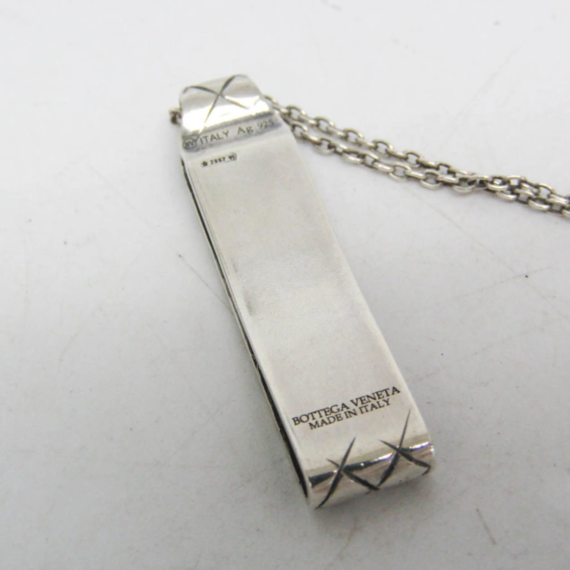 Intrecciato Pendant Necklace Sterling Silver - Image 7