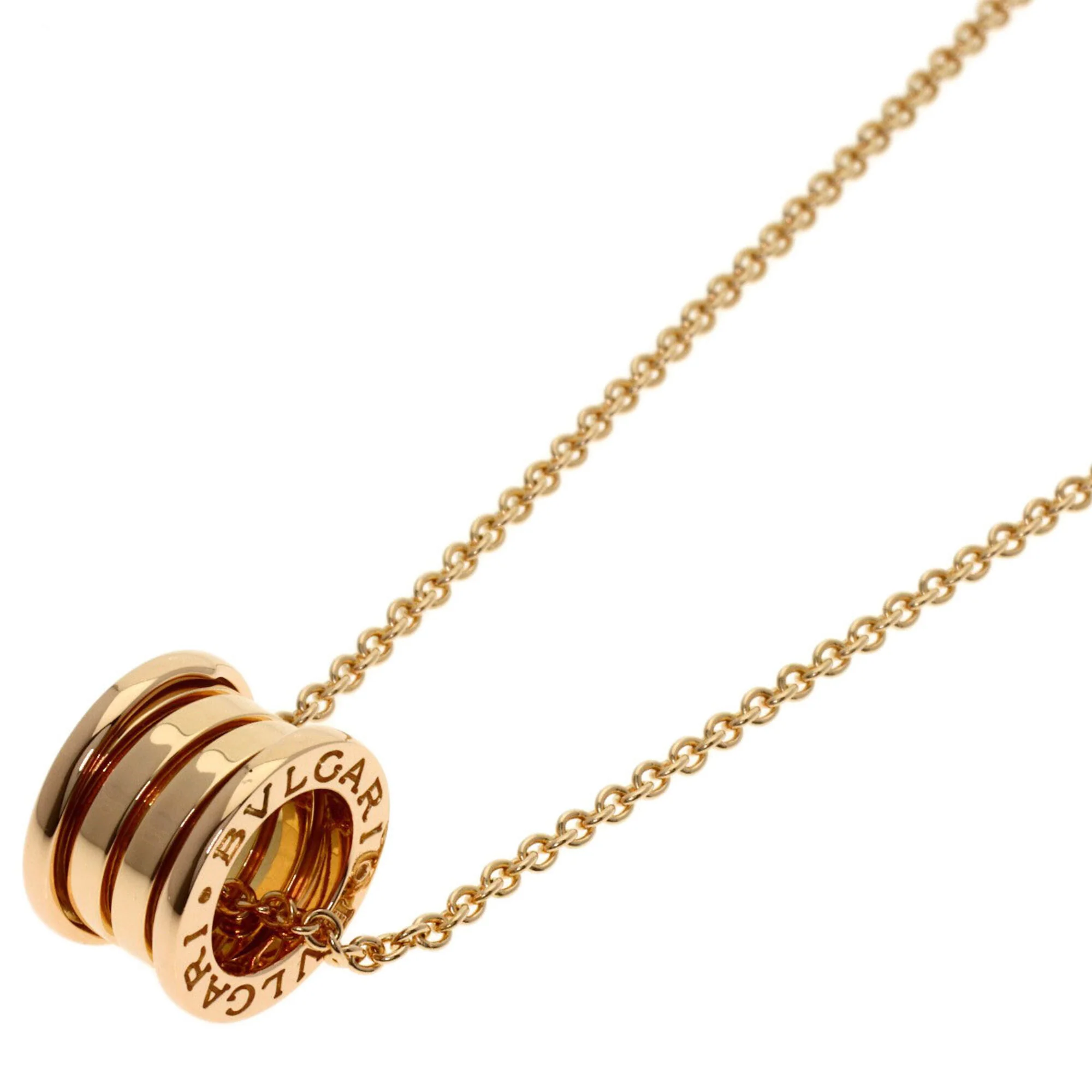B.Zero1 Pendant Necklace 18K Rose Gold