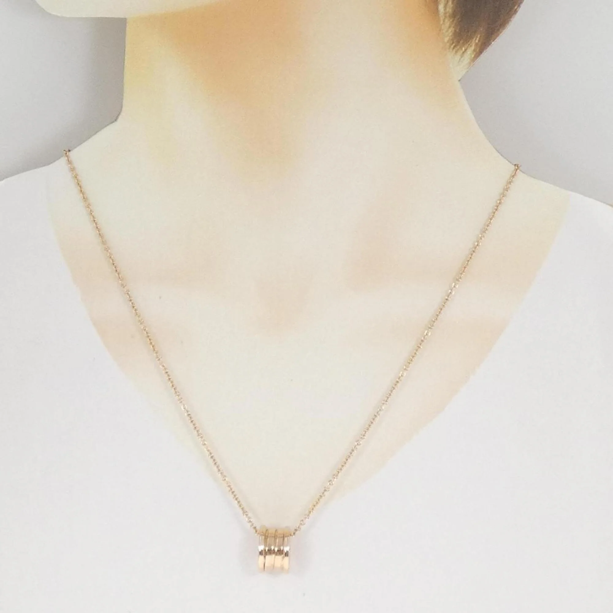 B.Zero1 Pendant Necklace 18K Rose Gold - Image 6