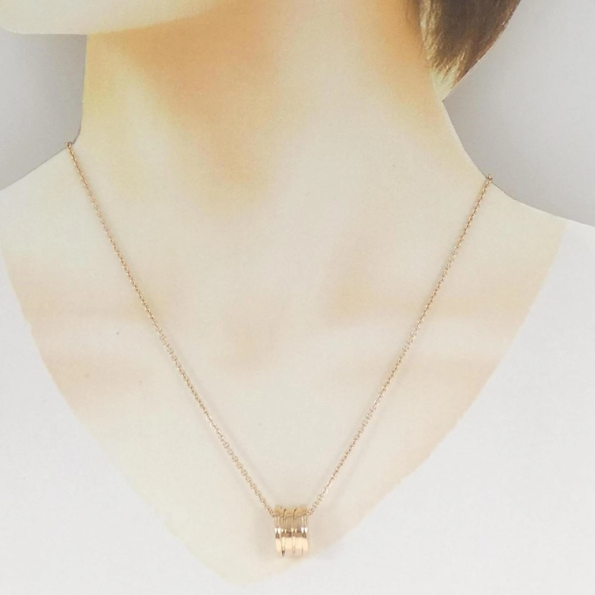 B.Zero1 Pendant Necklace 18K Rose Gold - Image 6