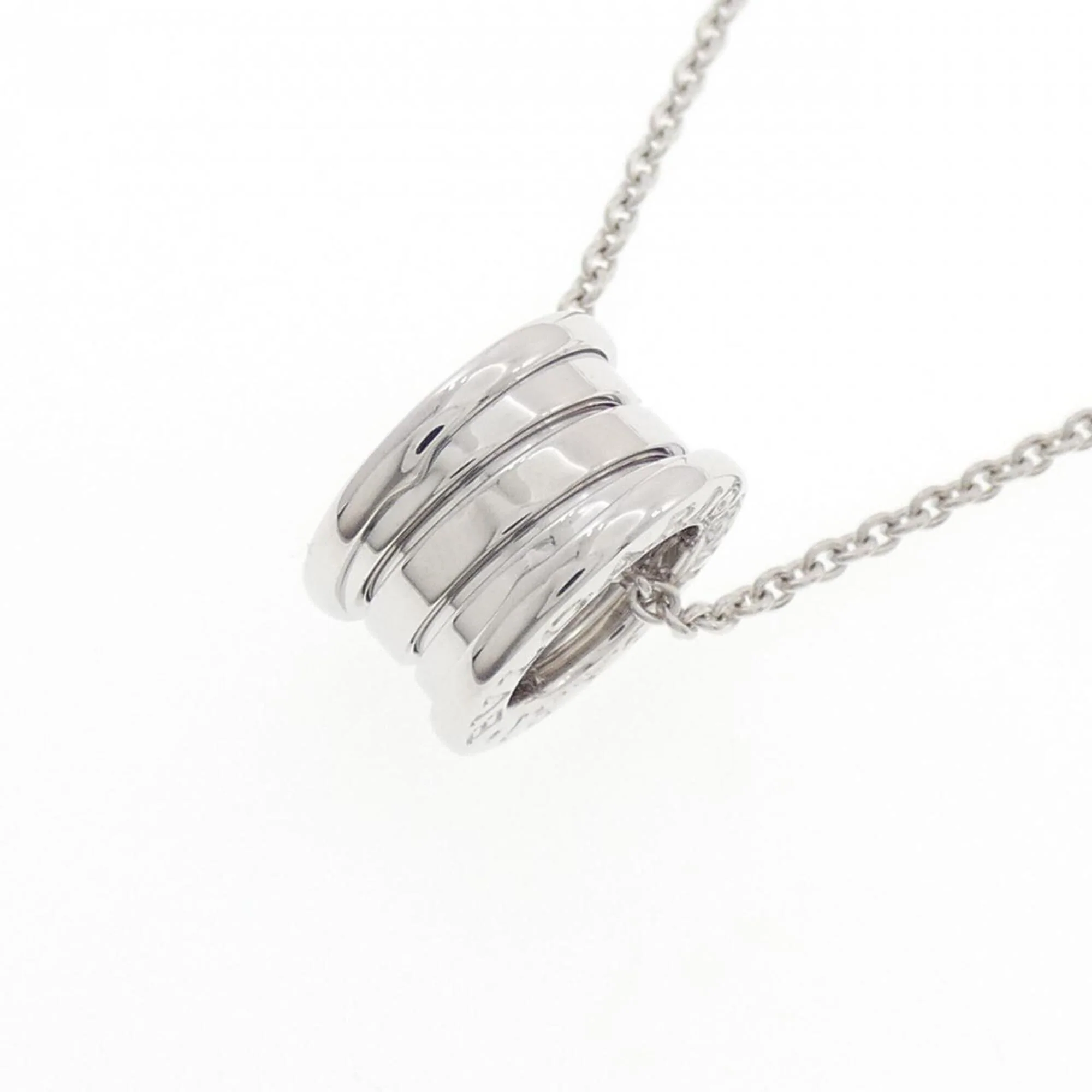B.Zero1 Pendant Necklace 18K White Gold - Image 3