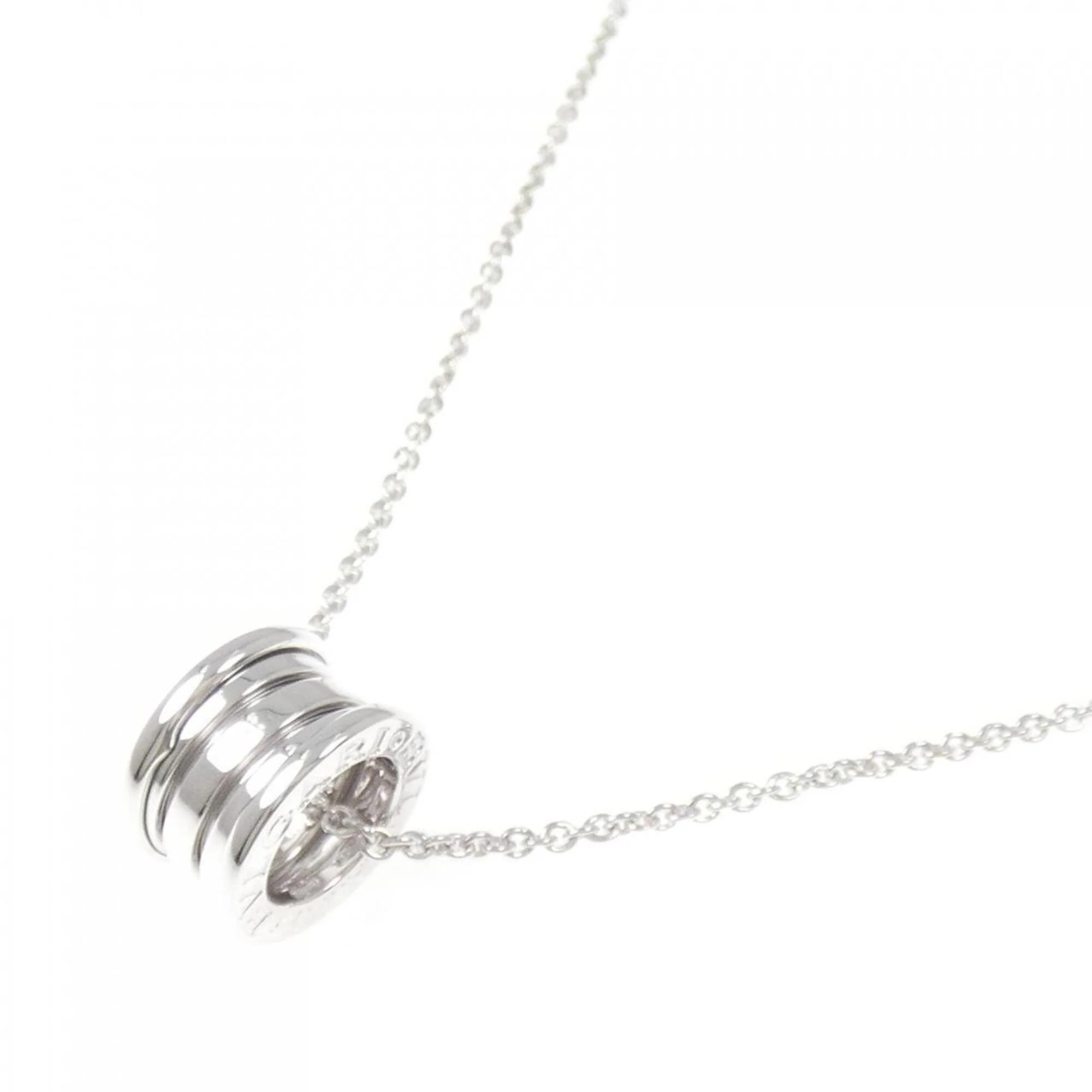 B.Zero1 Pendant Necklace 18K White Gold - Image 2