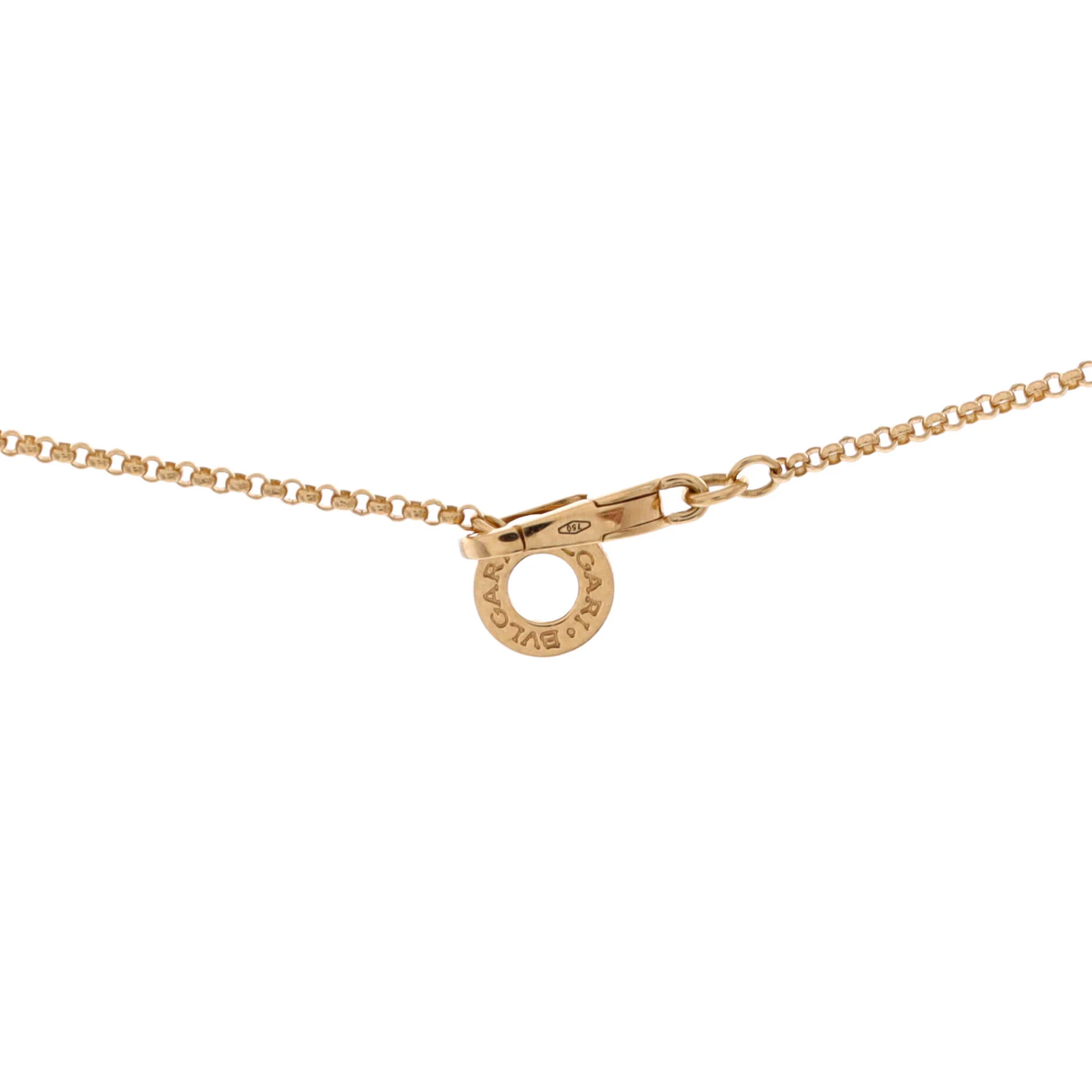 B.Zero1 Pendant Necklace 18K Yellow Gold Mini - Image 3