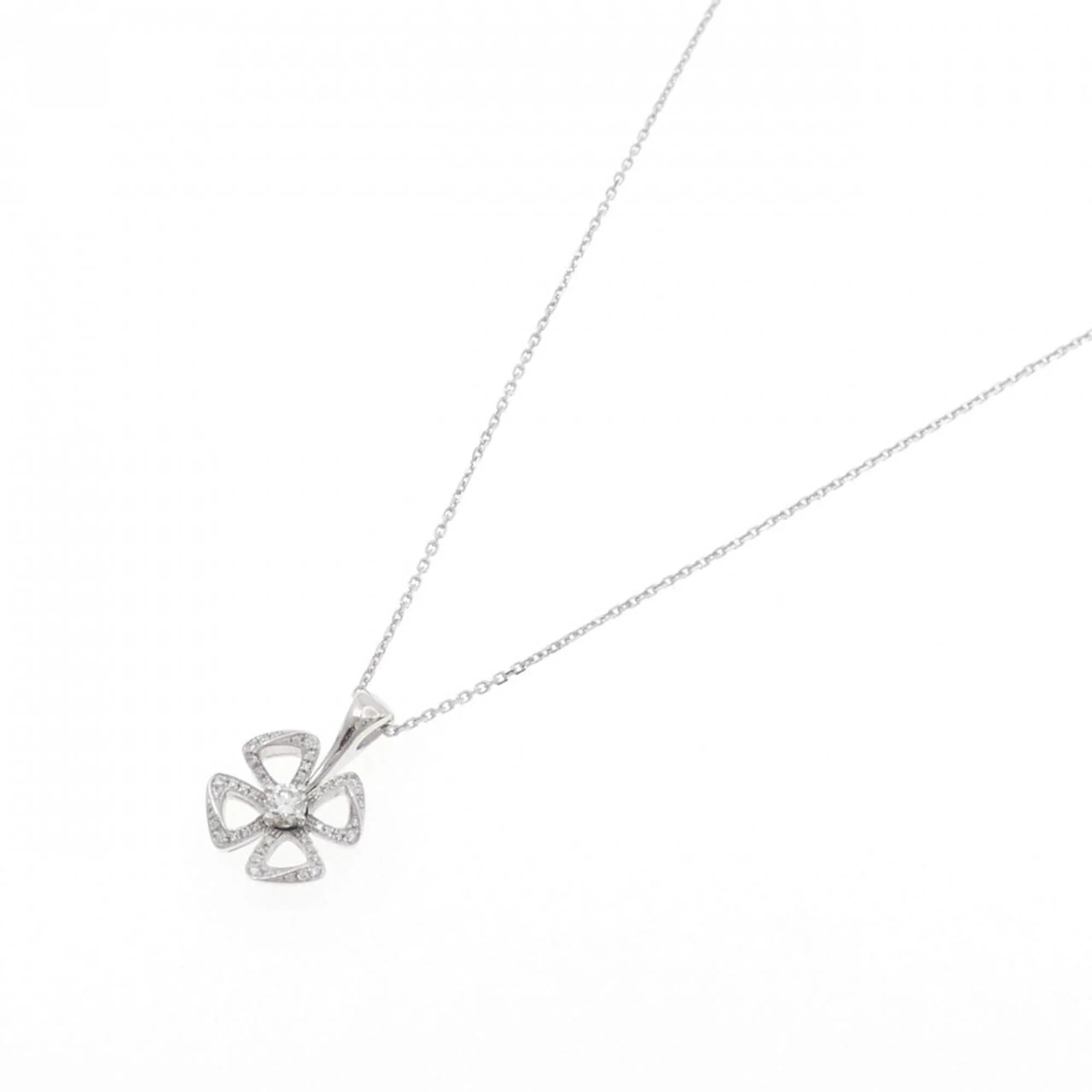 Fiorever Pendant Necklace 18K White Gold - Image 2