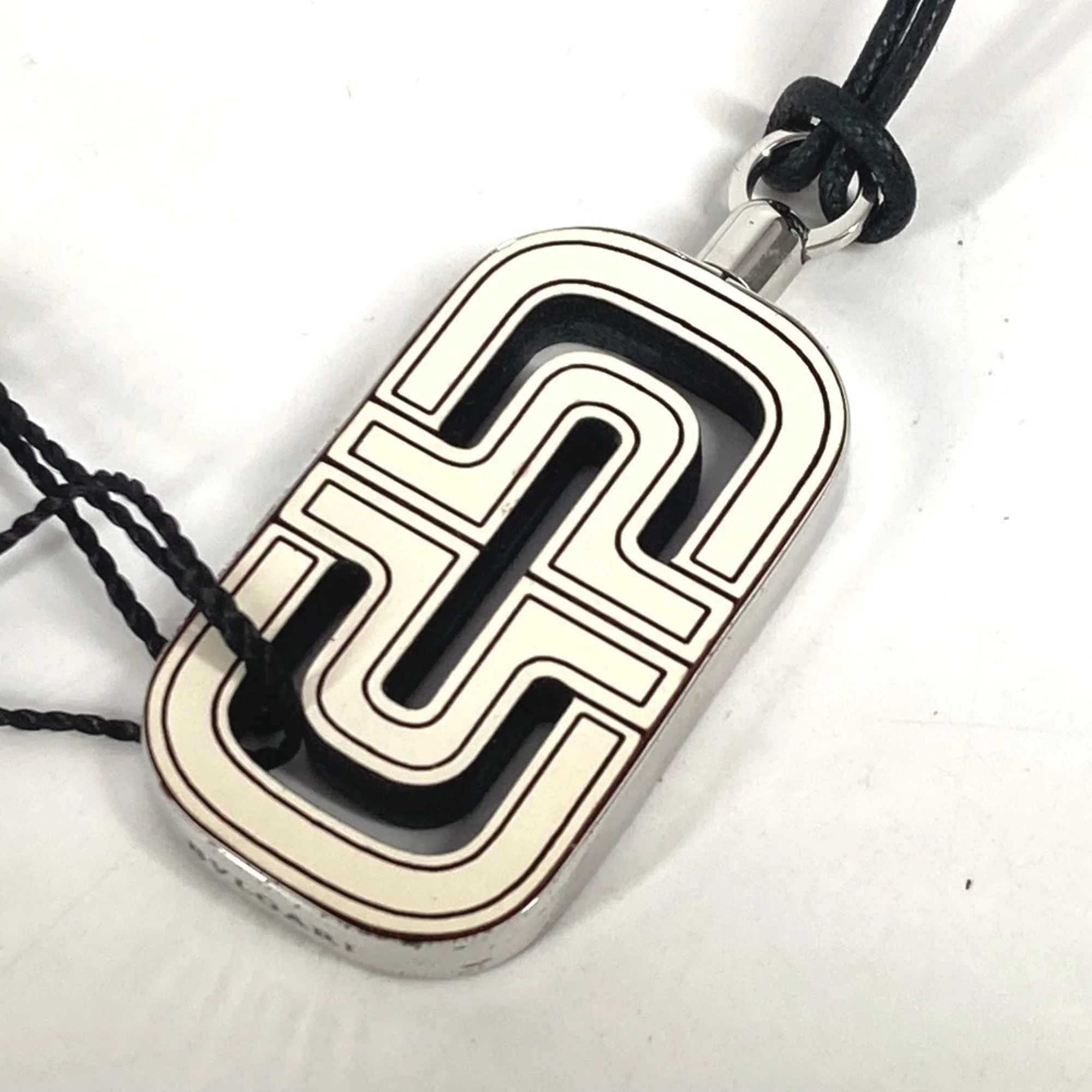 Parentesi Pendant Necklace Leather