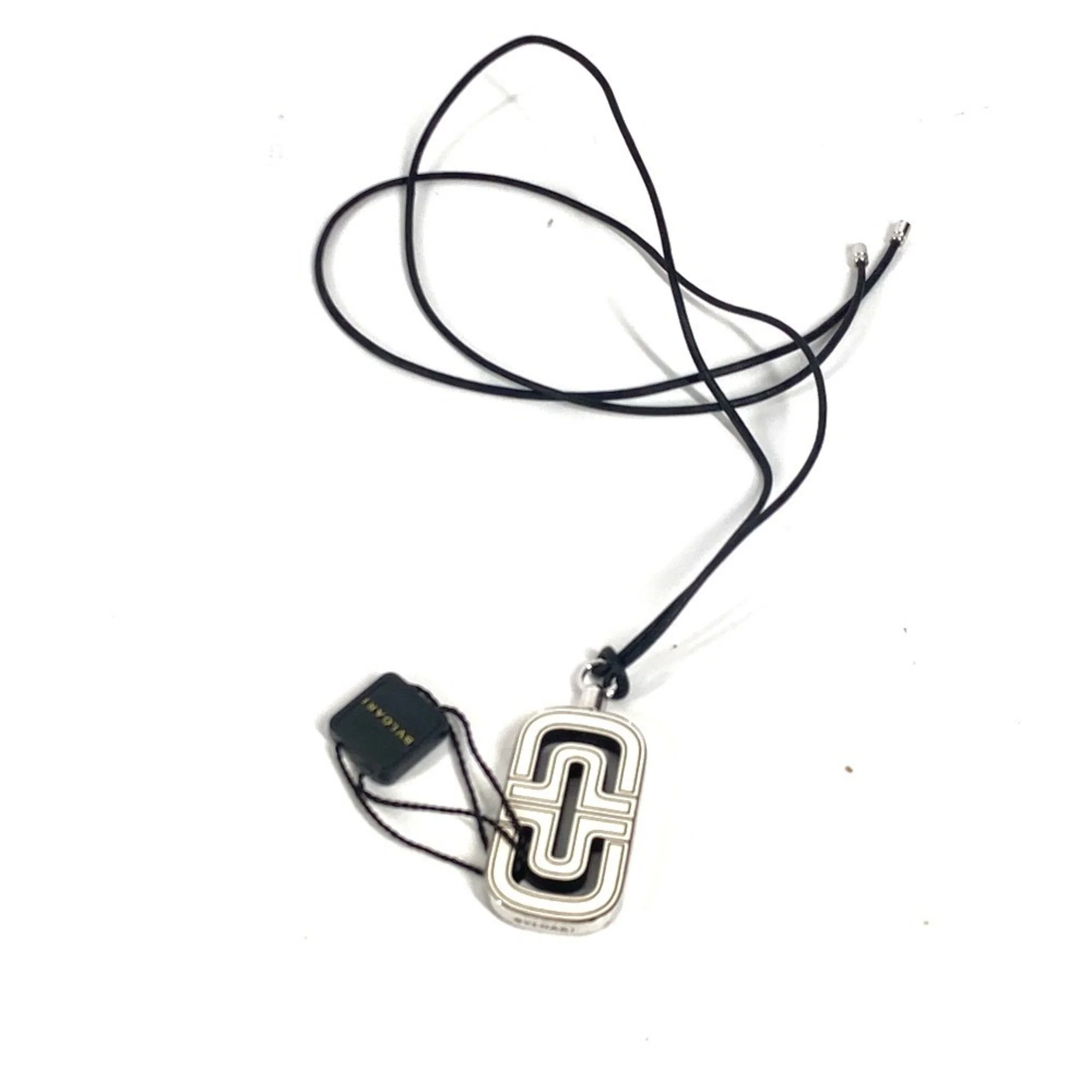 Parentesi Pendant Necklace Leather - Image 3