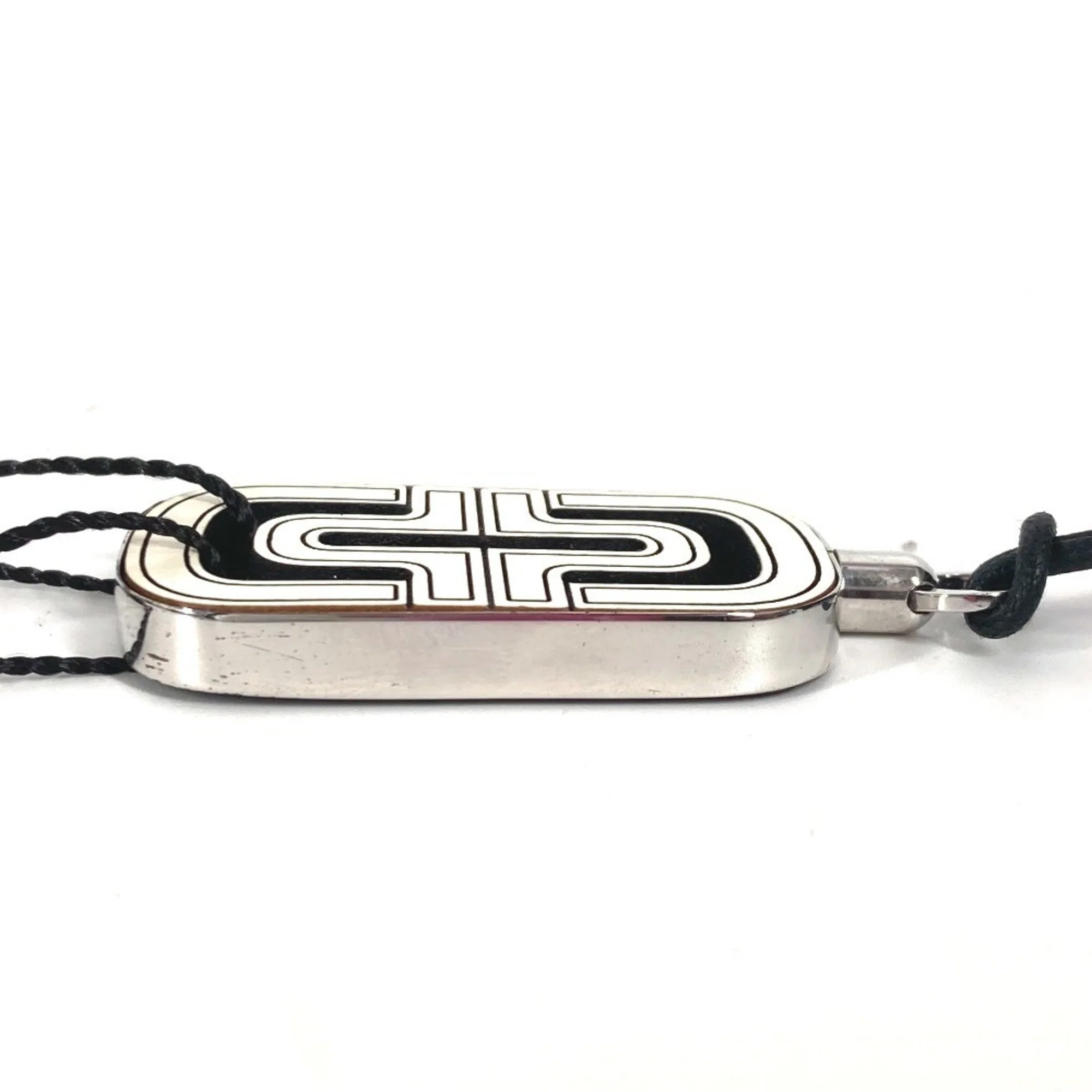 Parentesi Pendant Necklace Leather - Image 5