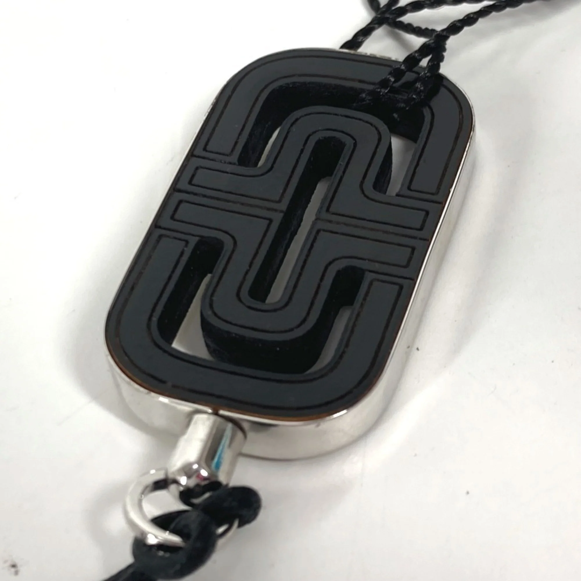 Parentesi Pendant Necklace Leather - Image 9