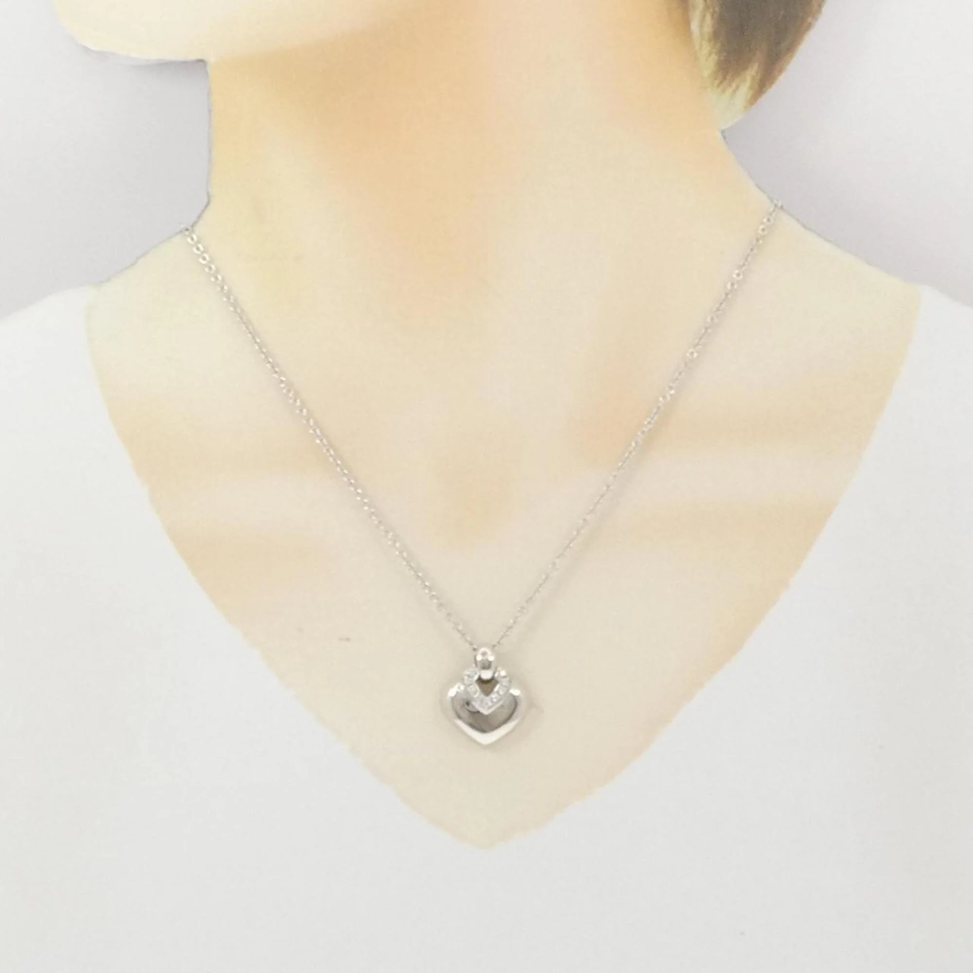 Pendant Necklace 18K White Gold - Image 6