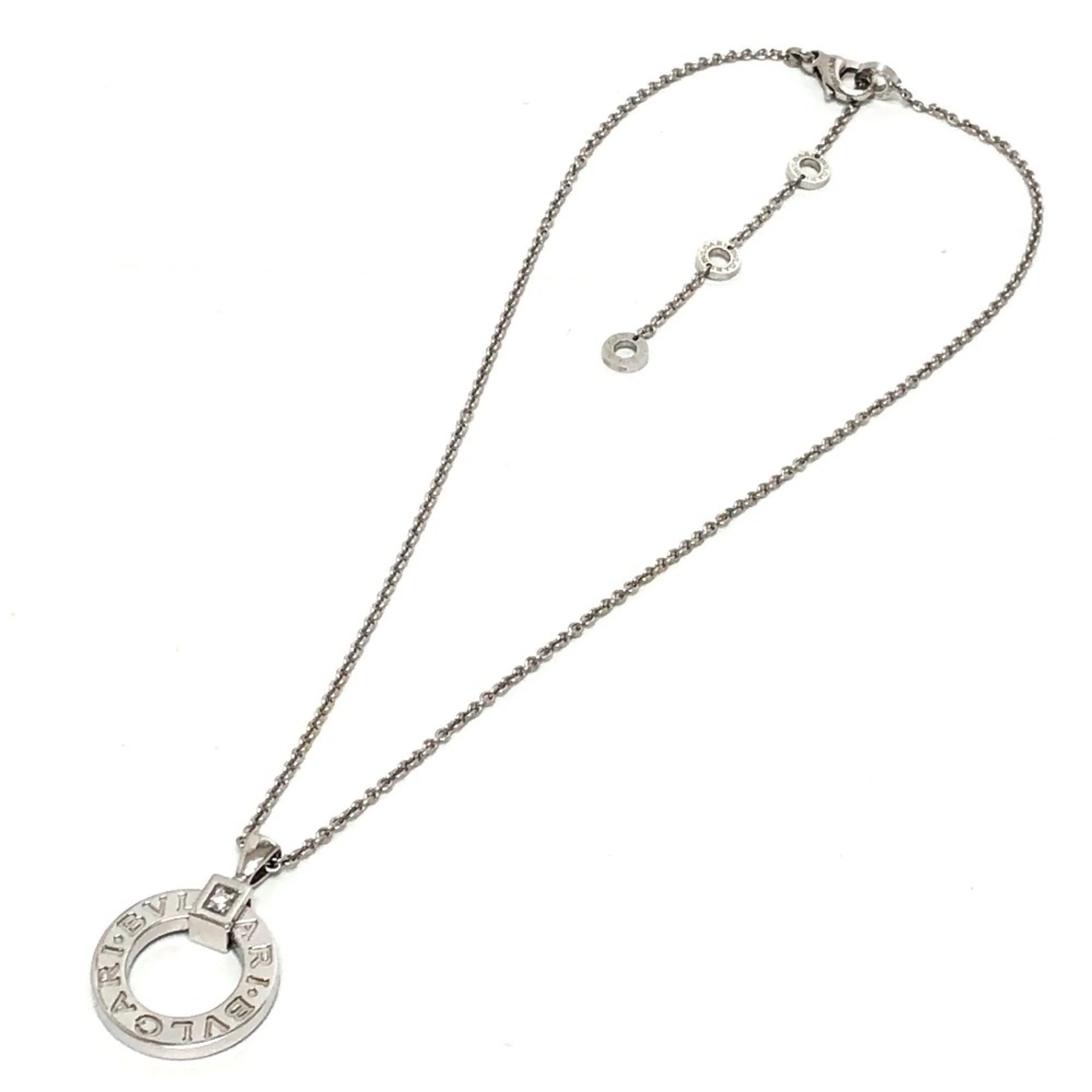 Pendant Necklace 18K White Gold - Image 2