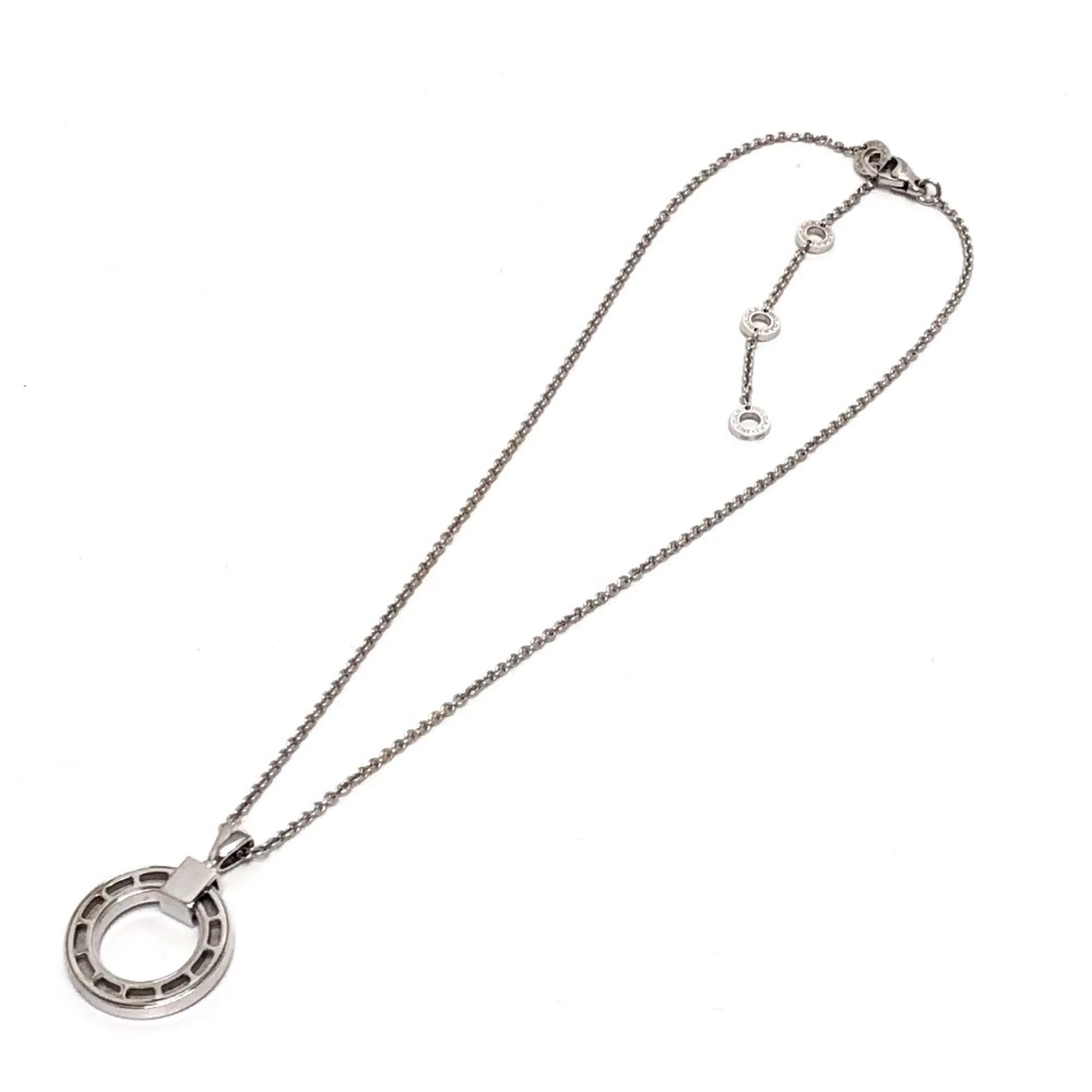 Pendant Necklace 18K White Gold - Image 3