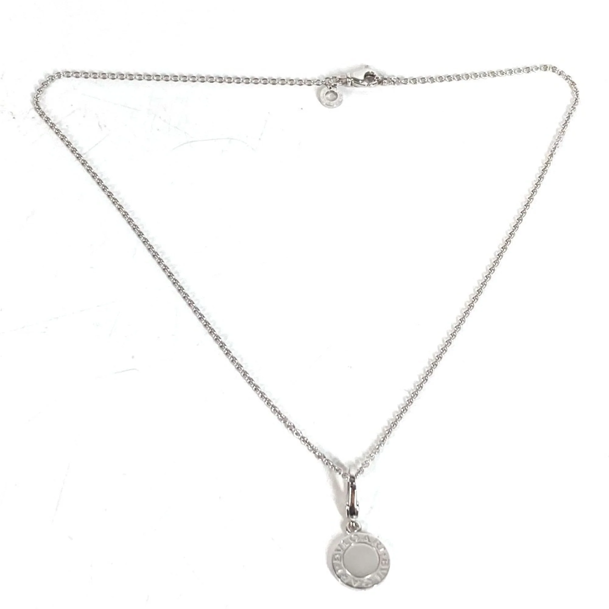 Pendant Necklace 18K White Gold With Diamond - Image 2