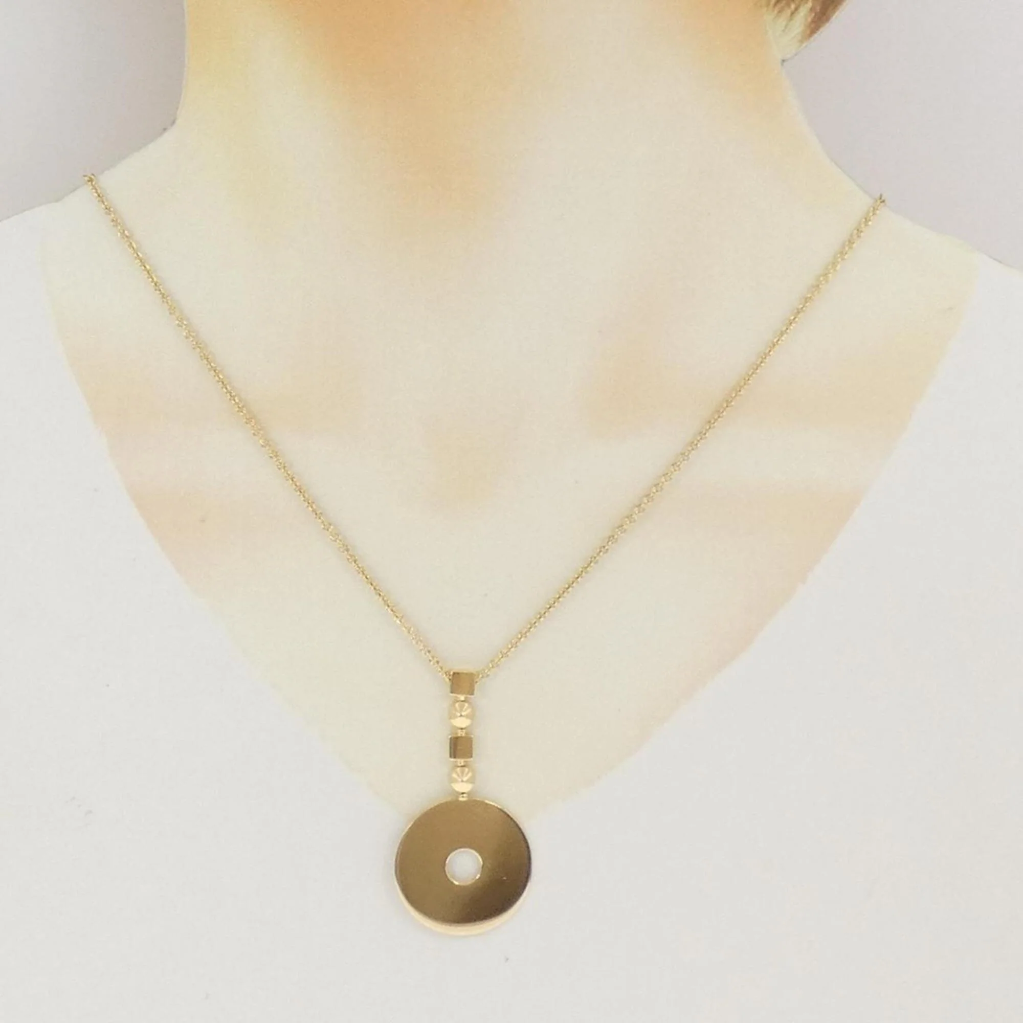 Pendant Necklace 18K Yellow Gold - Image 6
