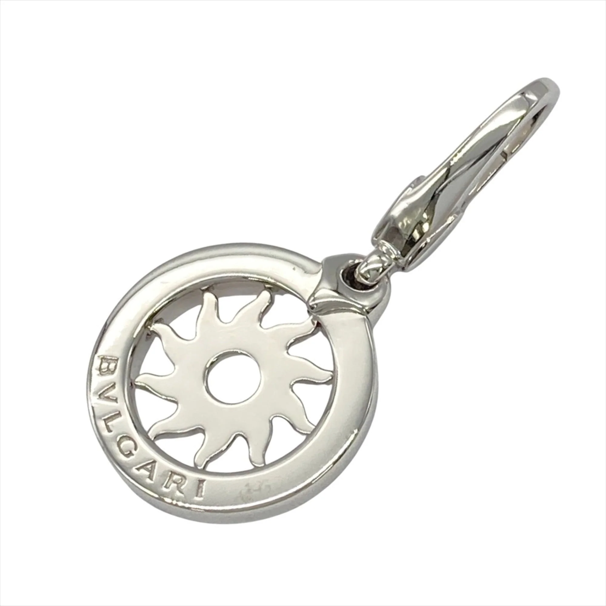 Tondo Sun Pendant 18K White Gold - Image 2