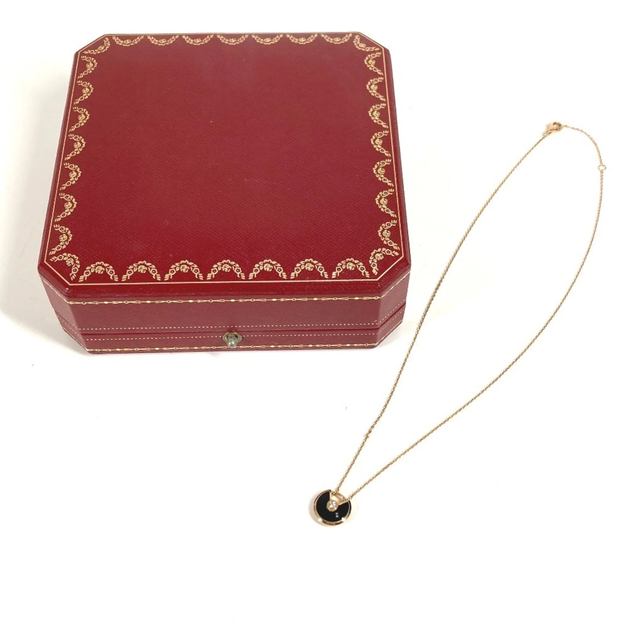 Amulette de Pendant Necklace 18K Yellow Gold with Diamond - Image 7
