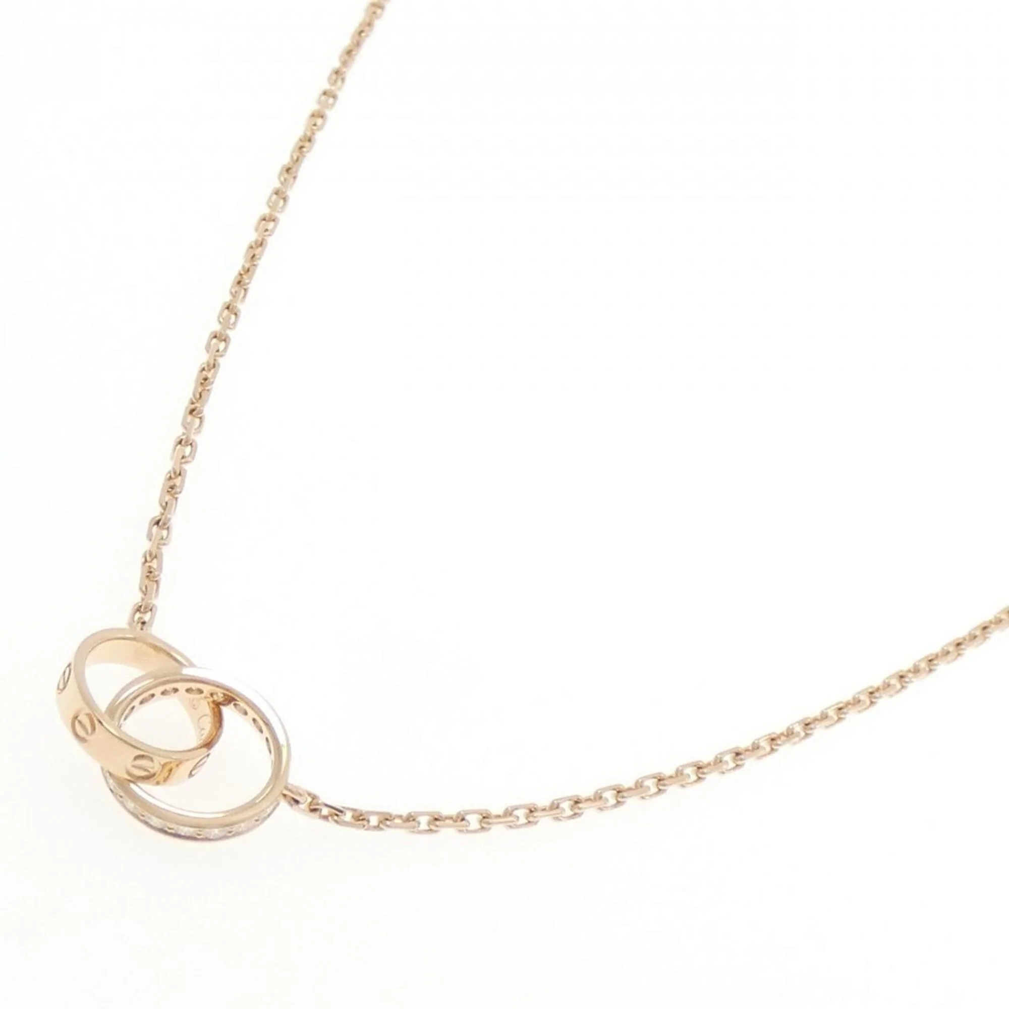 Baby Love Pendant Necklace 18K Rose Gold with Diamond - Image 2