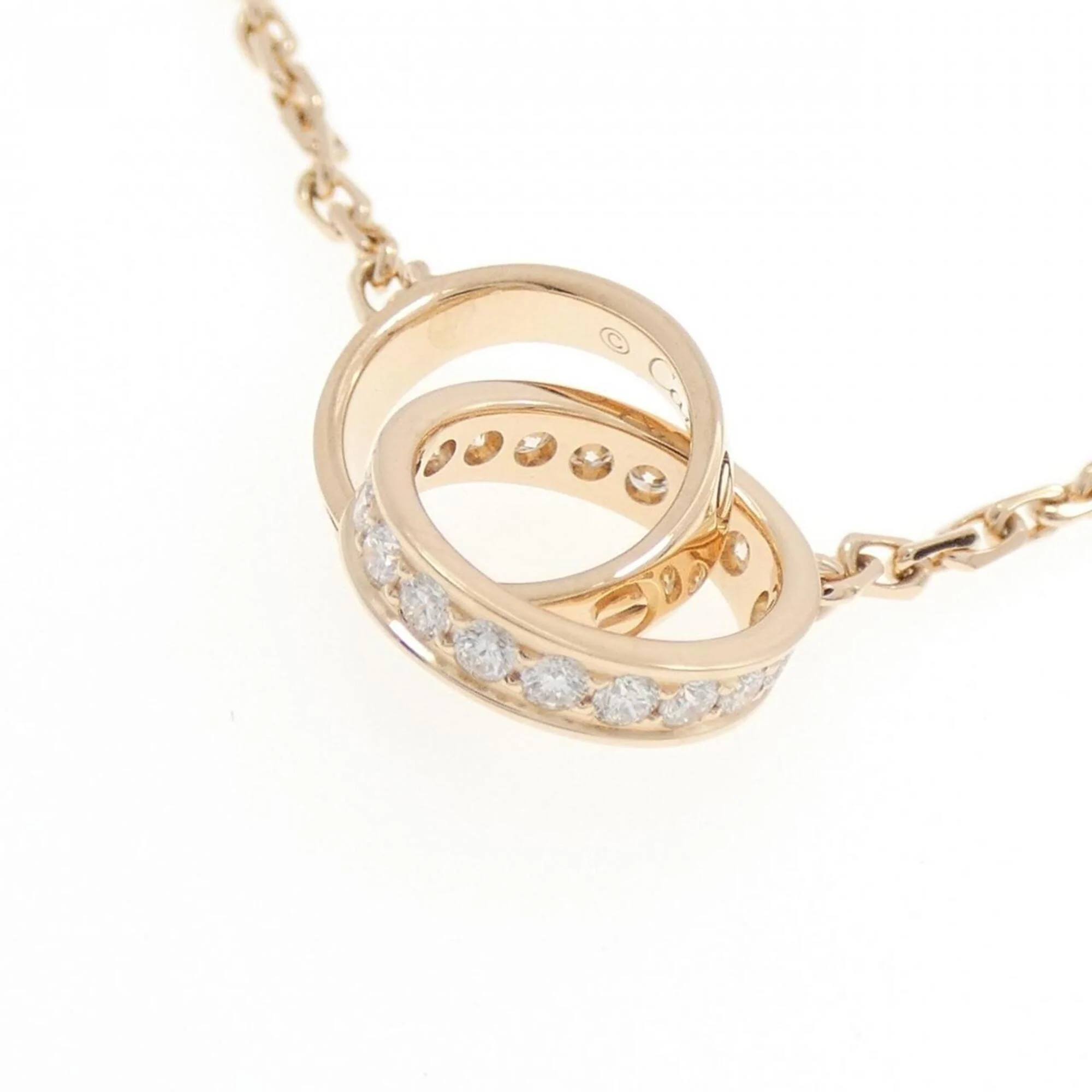 Baby Love Pendant Necklace 18K Rose Gold with Diamond - Image 3
