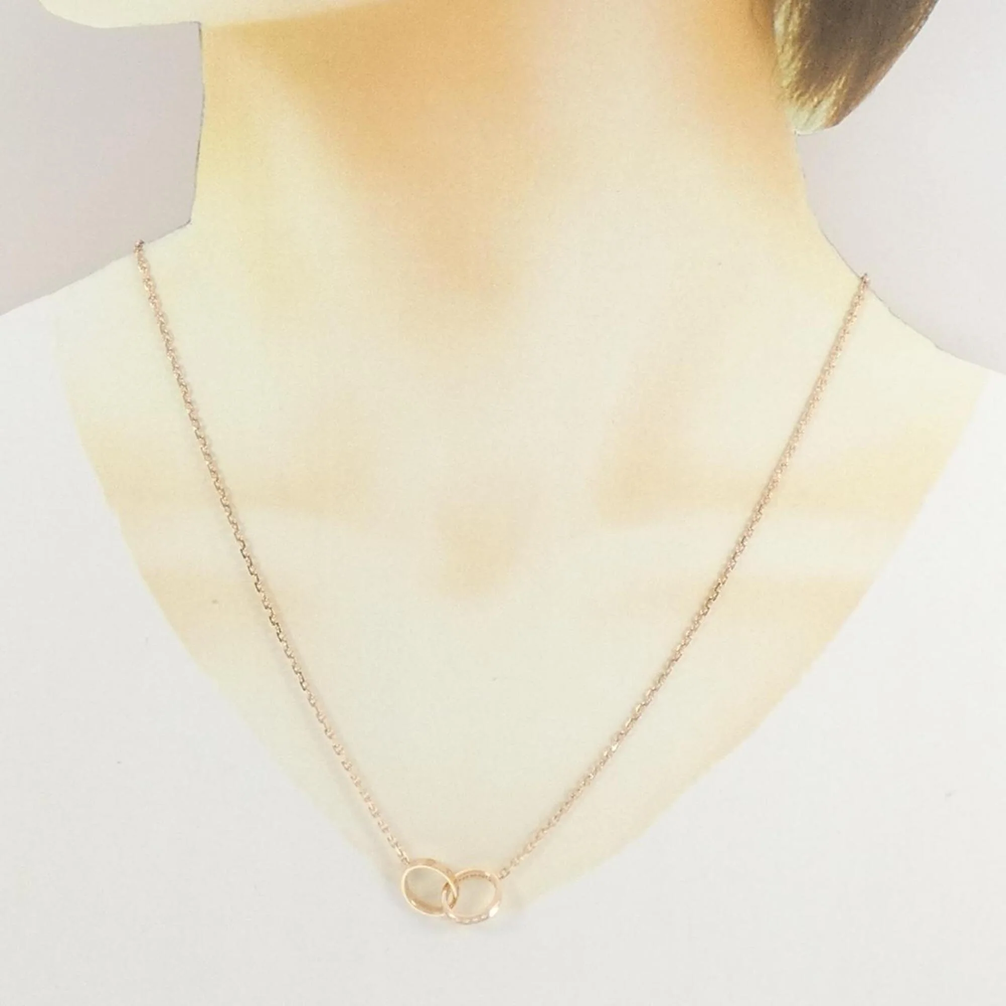 Baby Love Pendant Necklace 18K Rose Gold with Diamond - Image 5