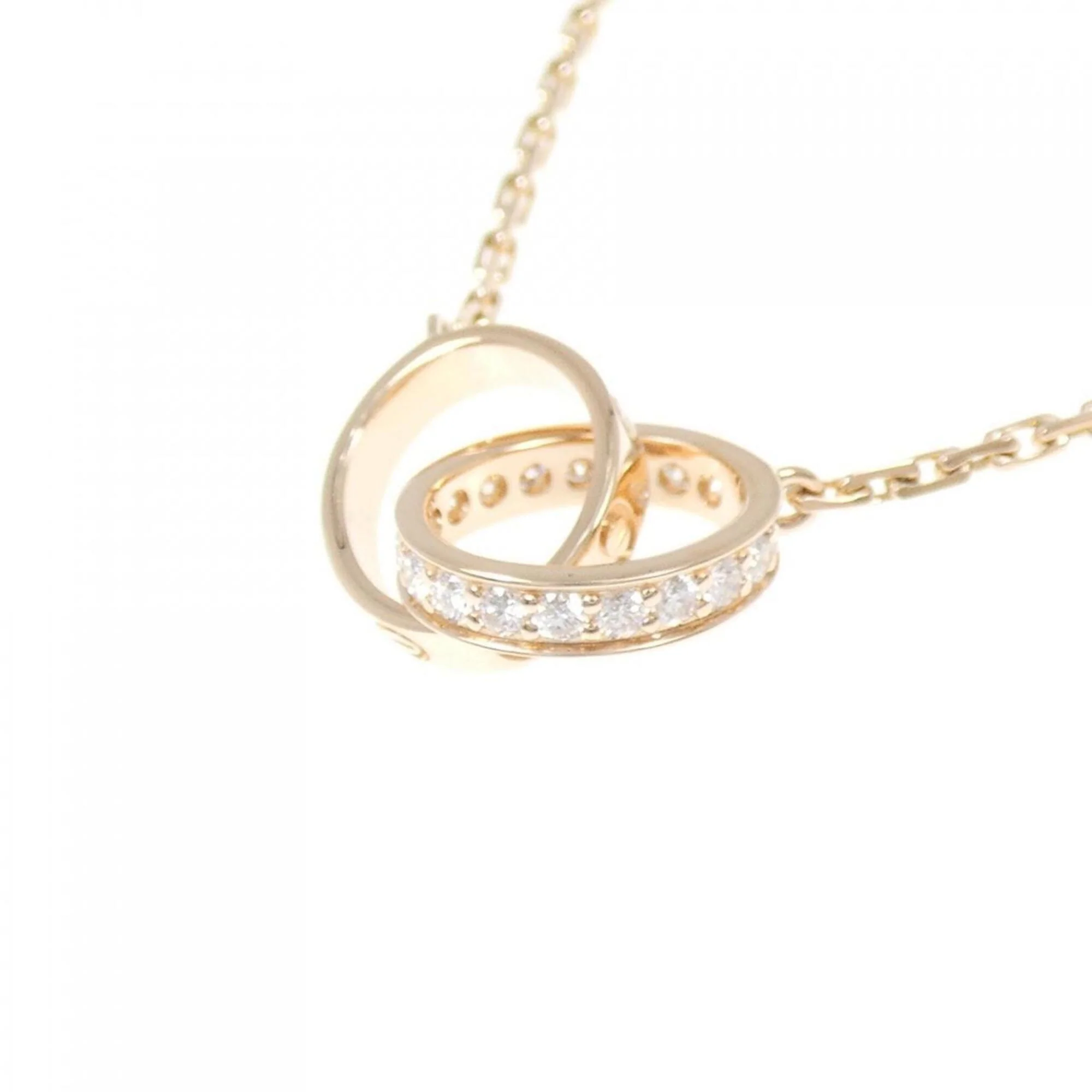 Baby Love Pendant Necklace 18K Rose Gold with Diamond - Image 3