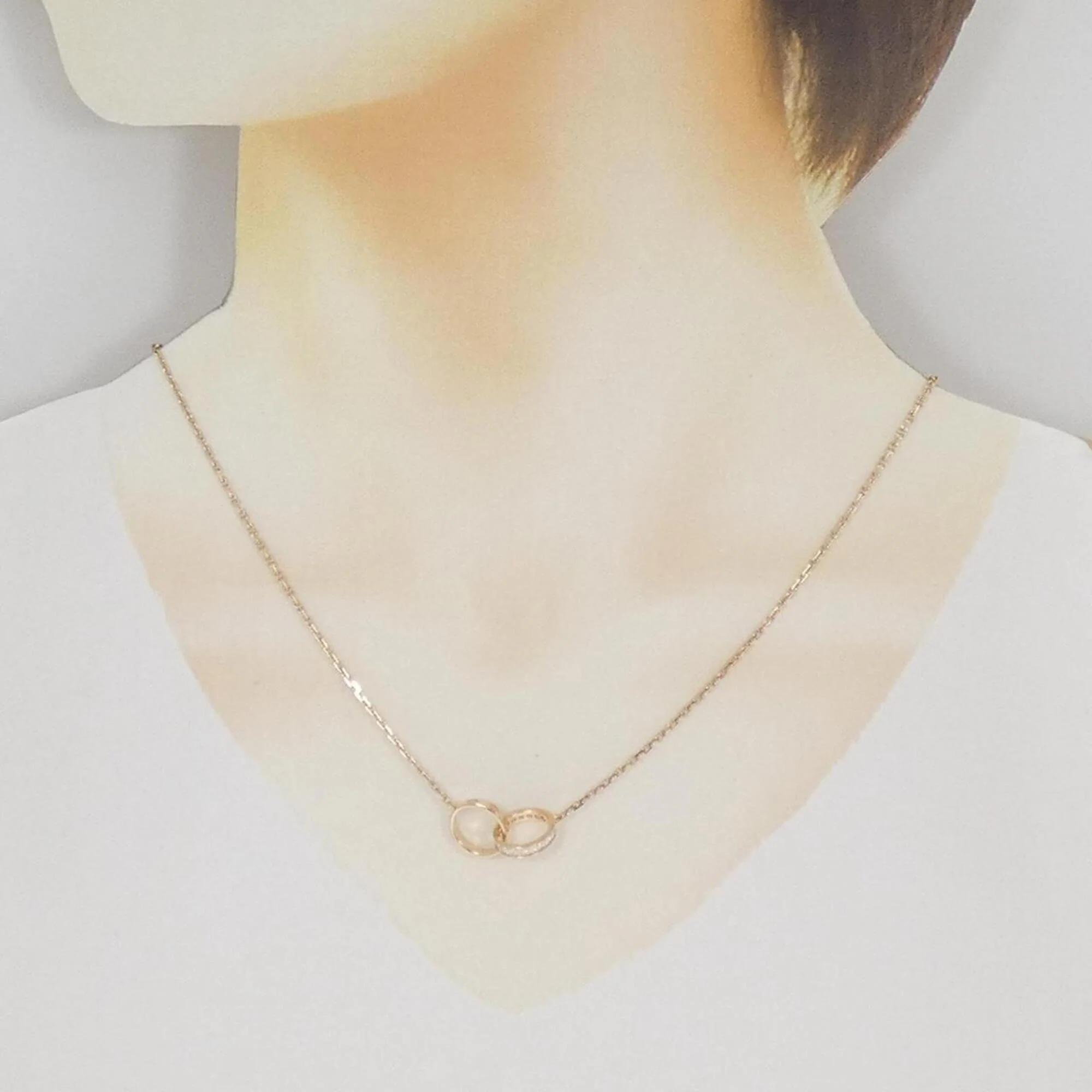 Baby Love Pendant Necklace 18K Rose Gold with Diamond - Image 5