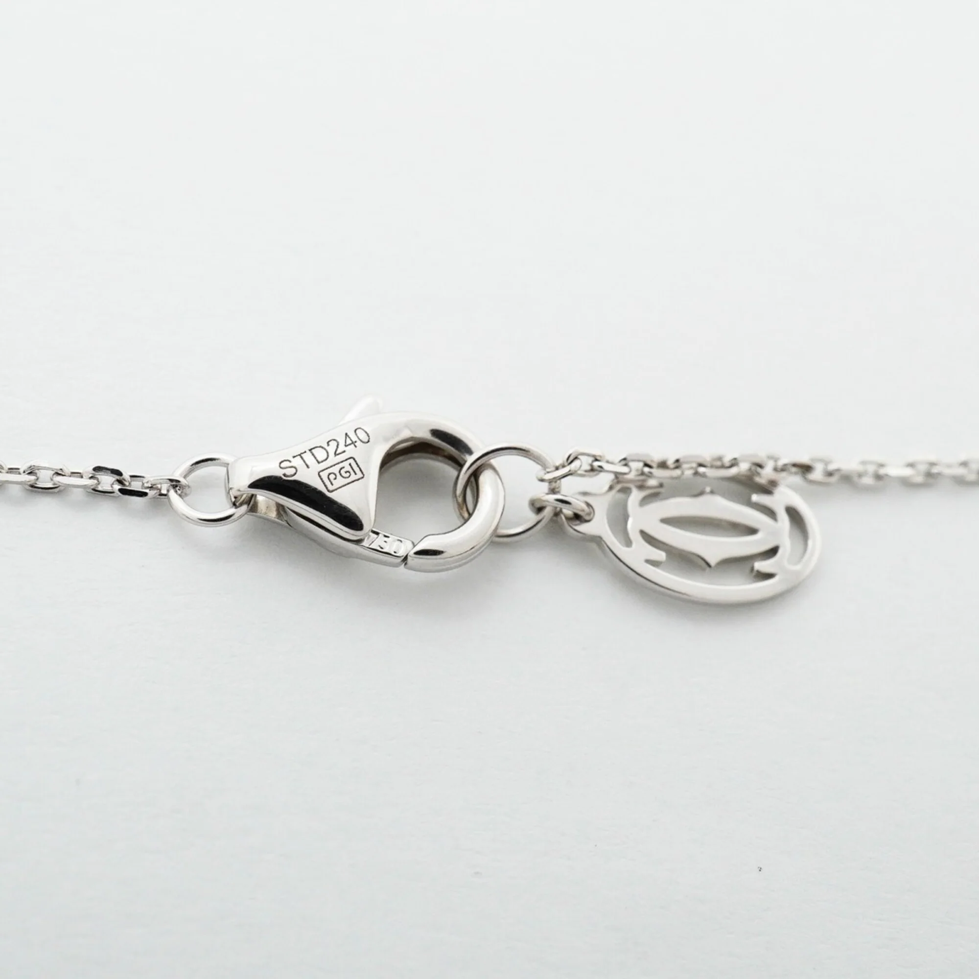 Damour XS Pendant Necklace 18K White Gold with Diamond - Image 4