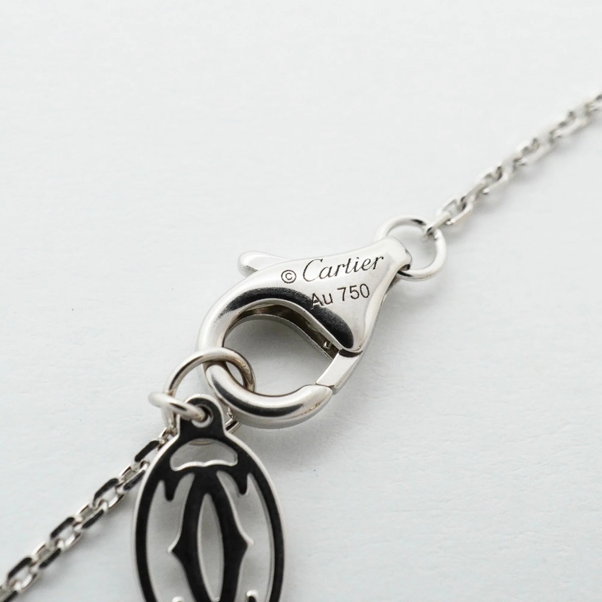 Damour XS Pendant Necklace 18K White Gold with Diamond - Image 5