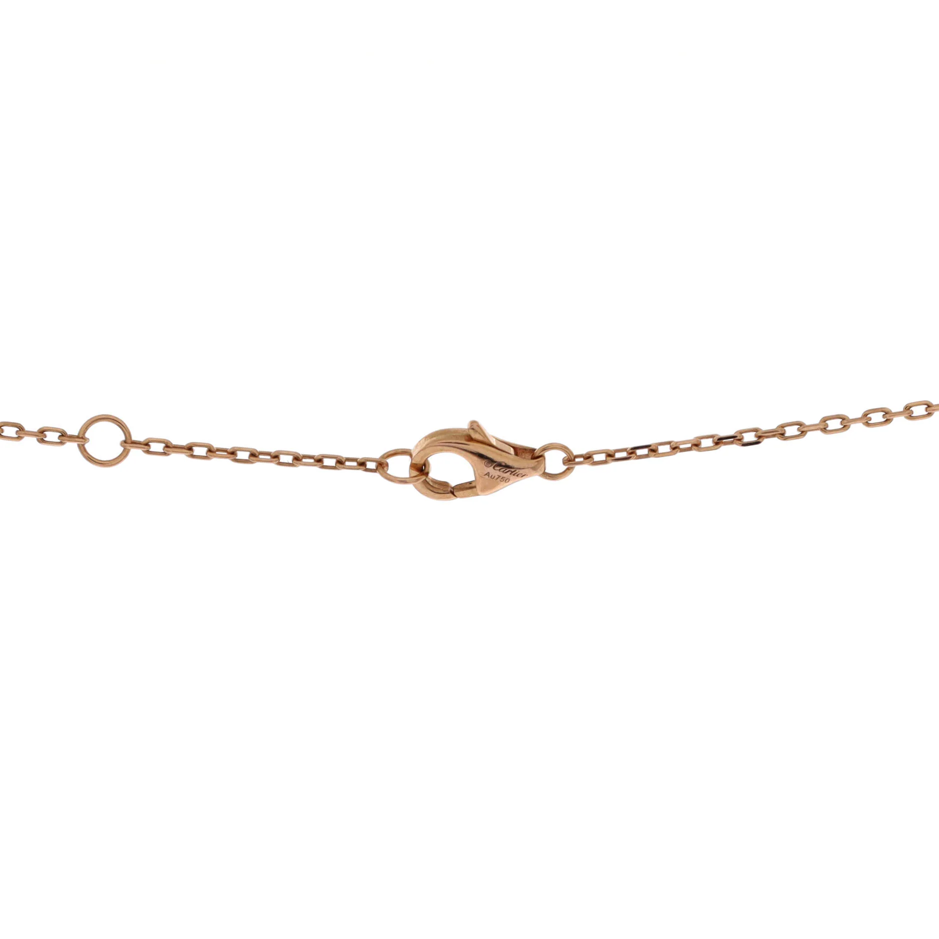 Juste un Clou Pendant Necklace 18K Rose Gold with Diamonds - Image 3
