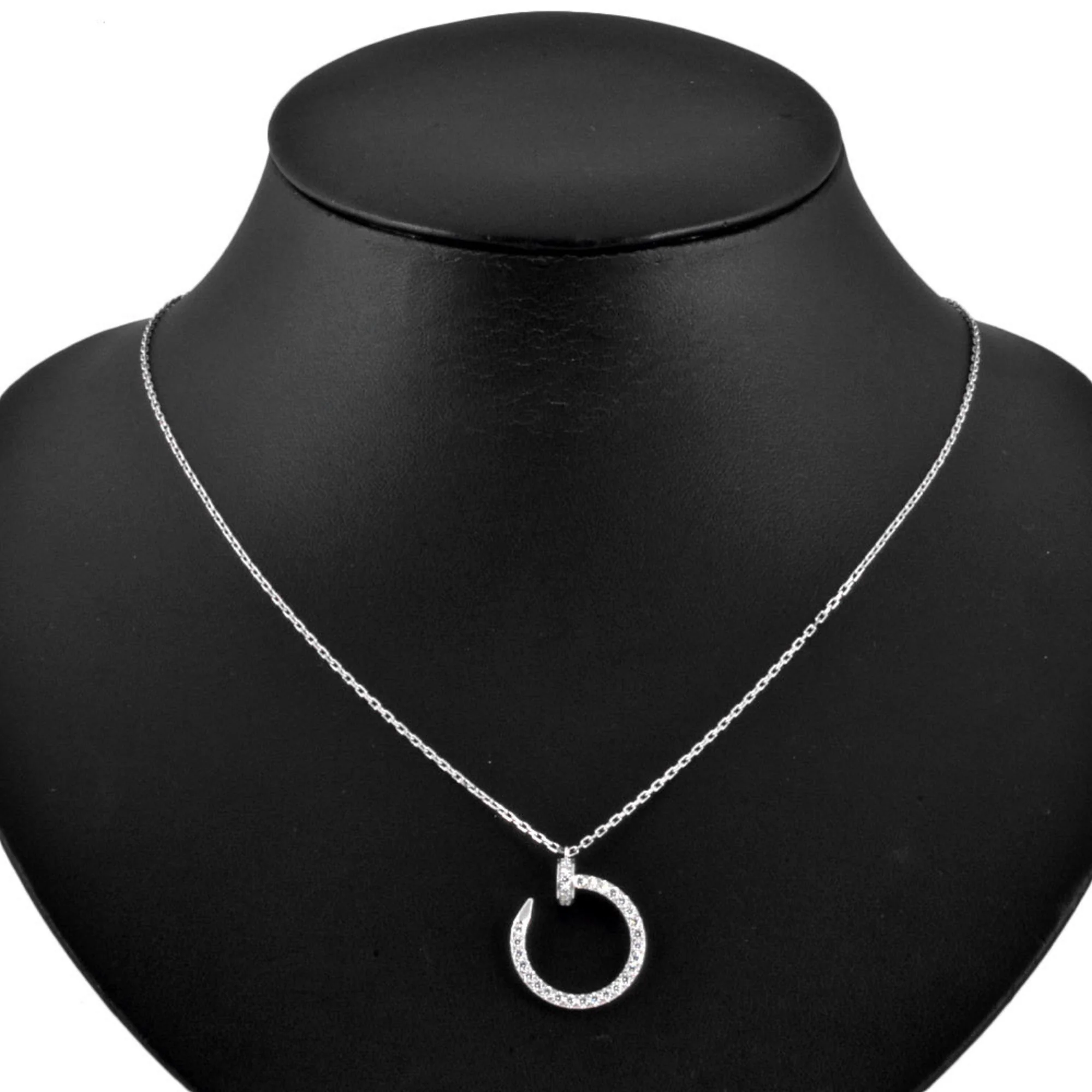 Juste un Clou Pendant Necklace 18K White Gold with Diamond - Image 2