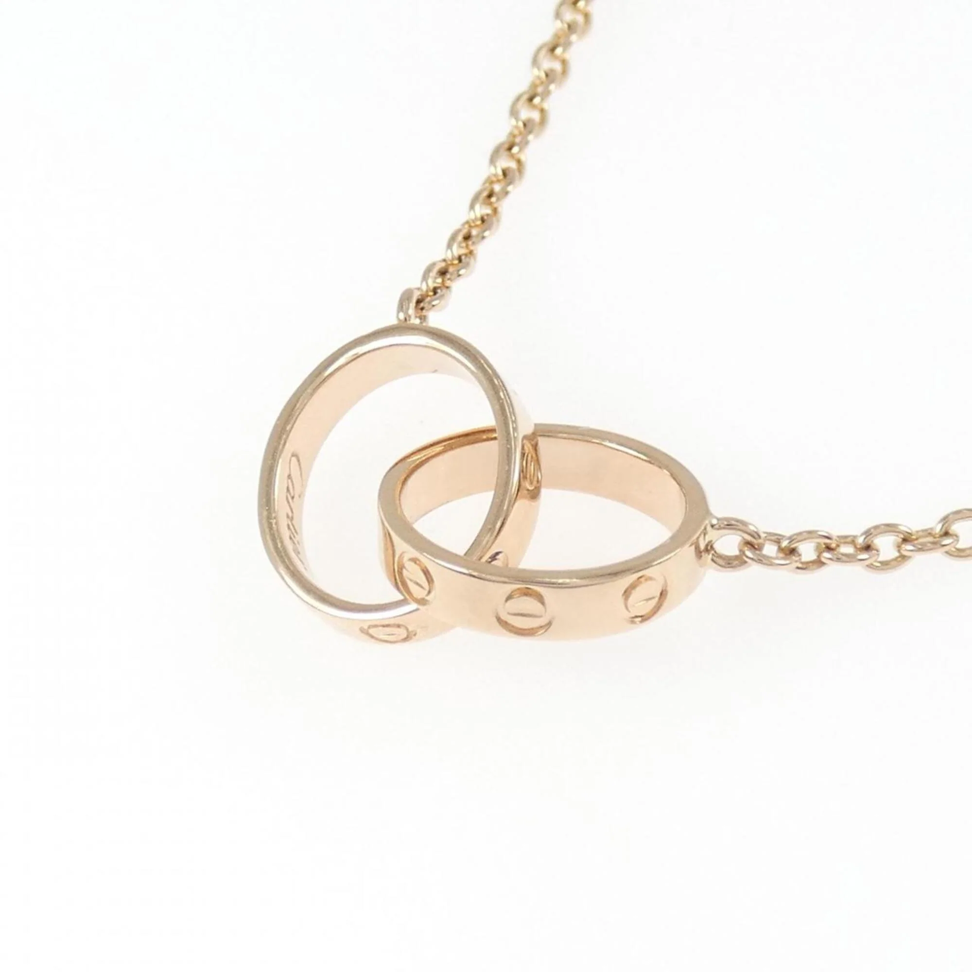 Love Pendant Necklace 18K Rose Gold - Image 3