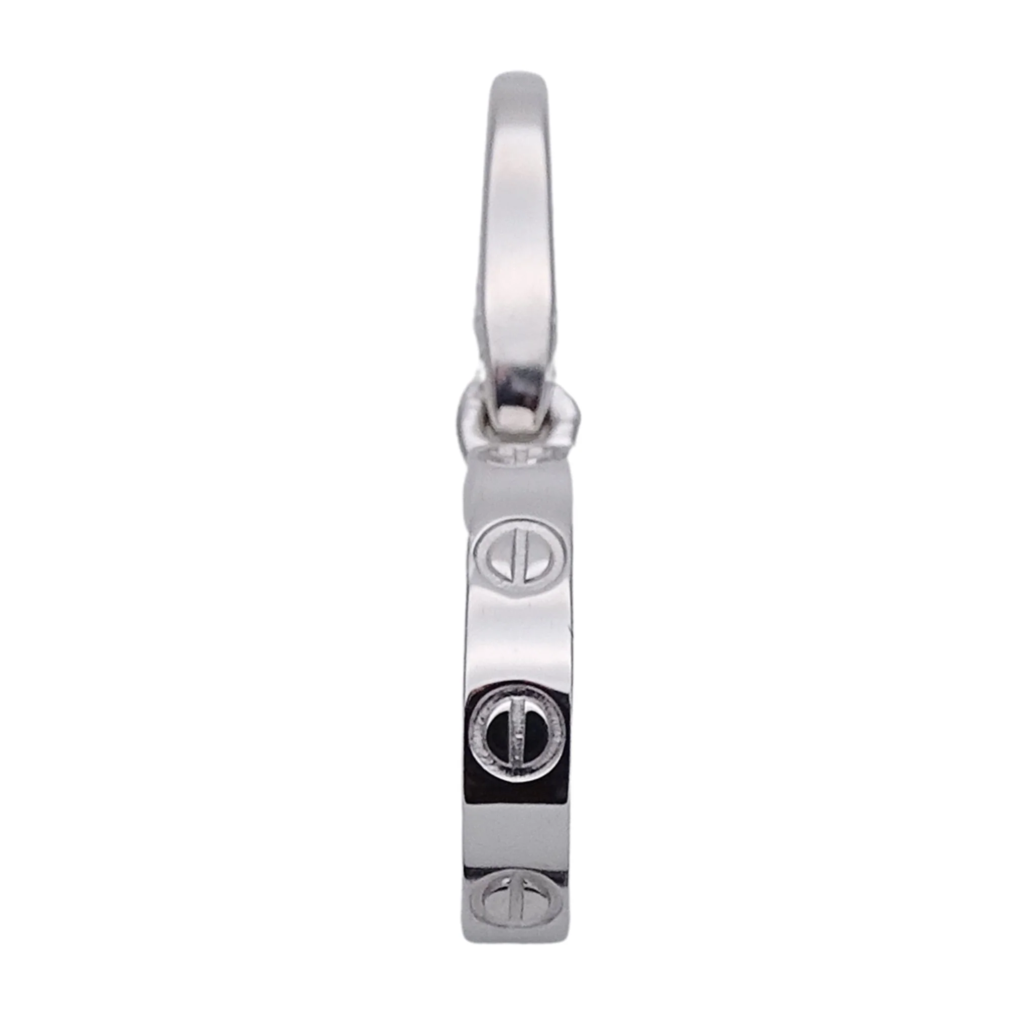 Love Pendant Necklace White Gold - Image 3