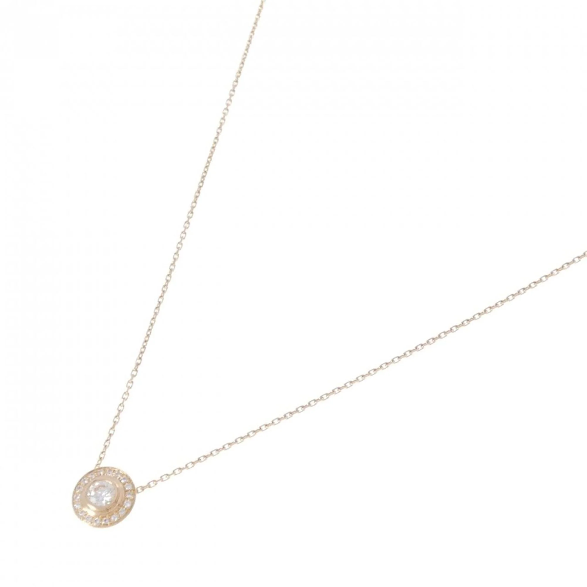 Pendant Necklace 18K Rose Gold with Diamond - Image 2