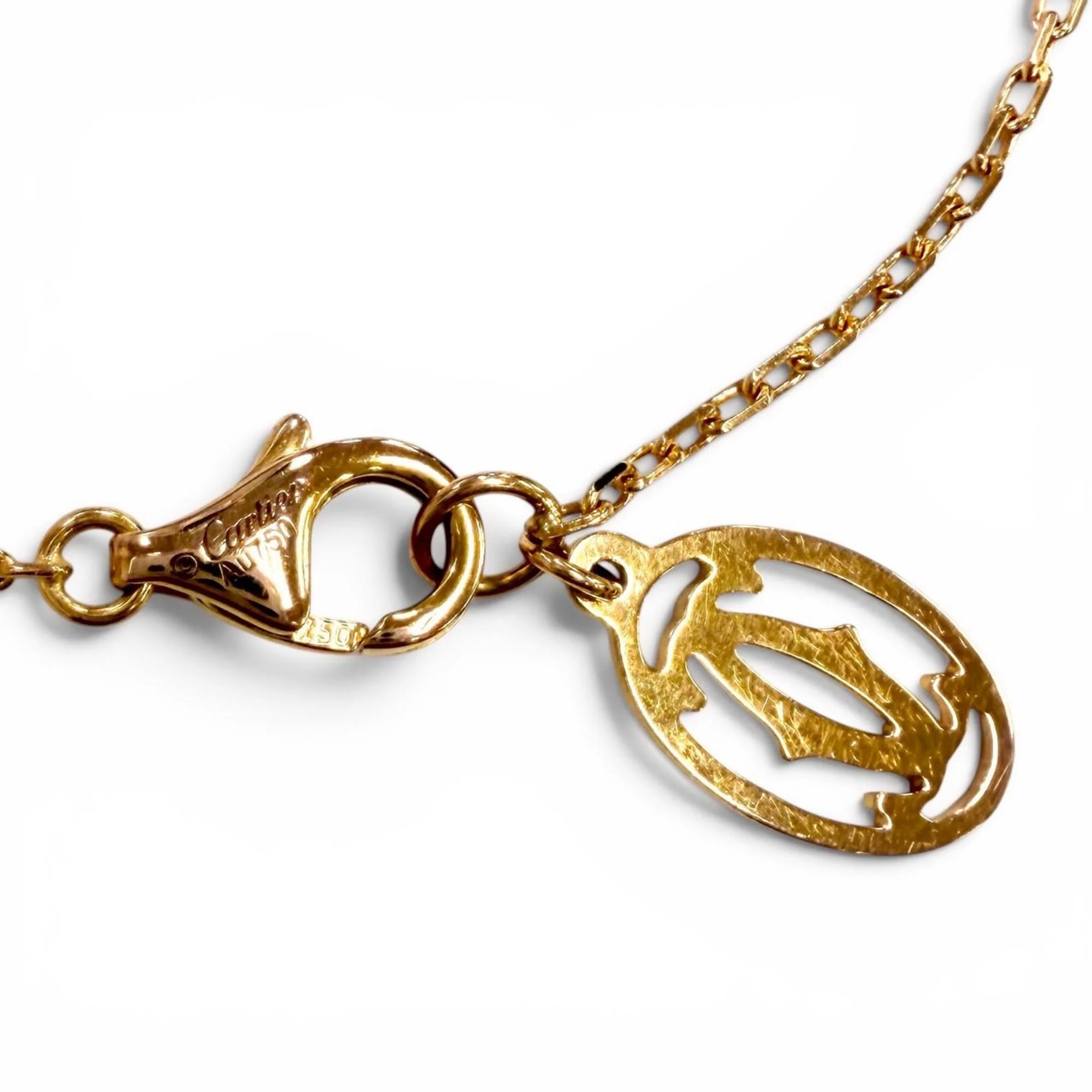 Pendant Necklace 18K Rose Gold with Diamond - Image 8
