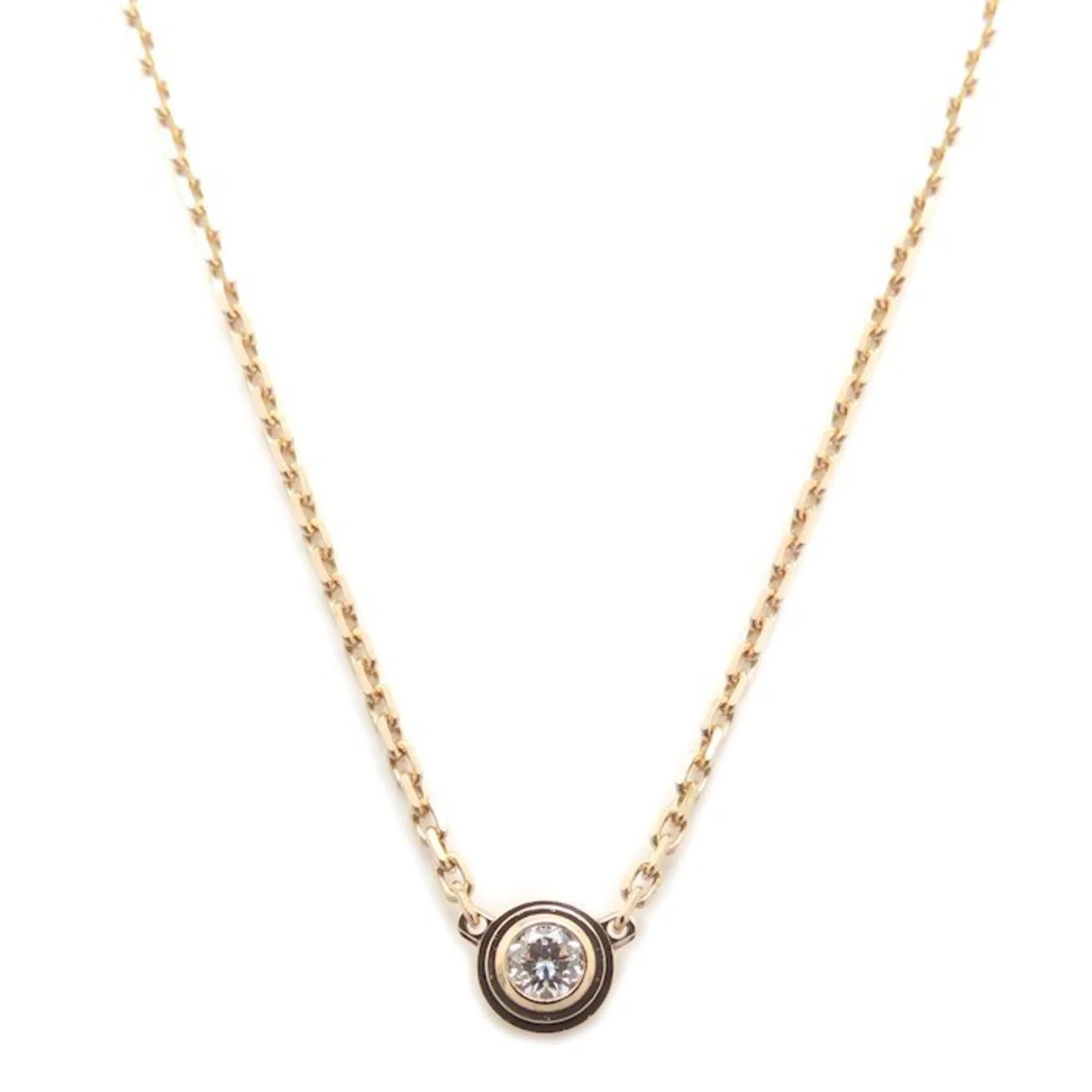 Pendant Necklace 18K Rose Gold with Diamond - Image 2