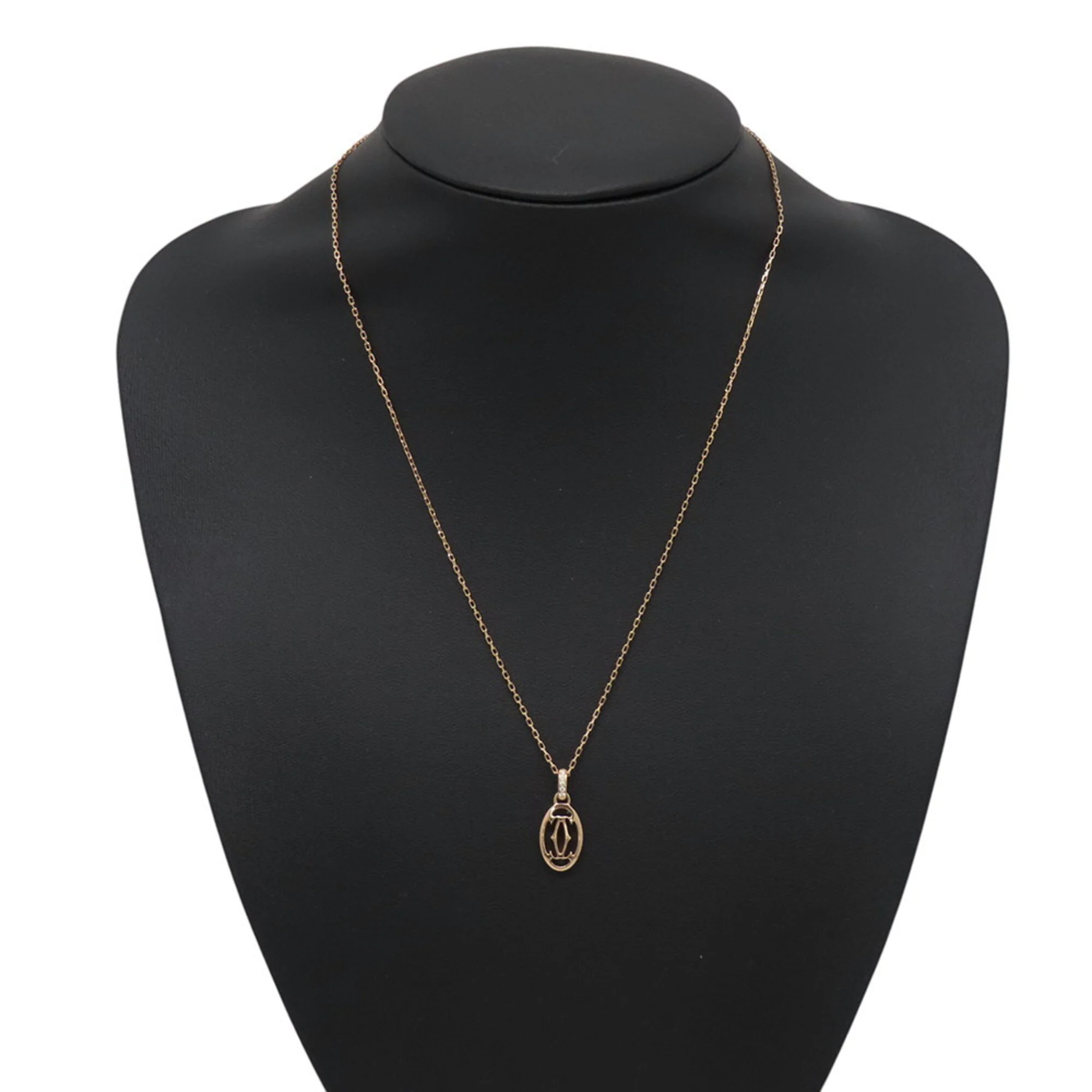 Pendant Necklace 18K Rose Gold With Diamond - Image 4
