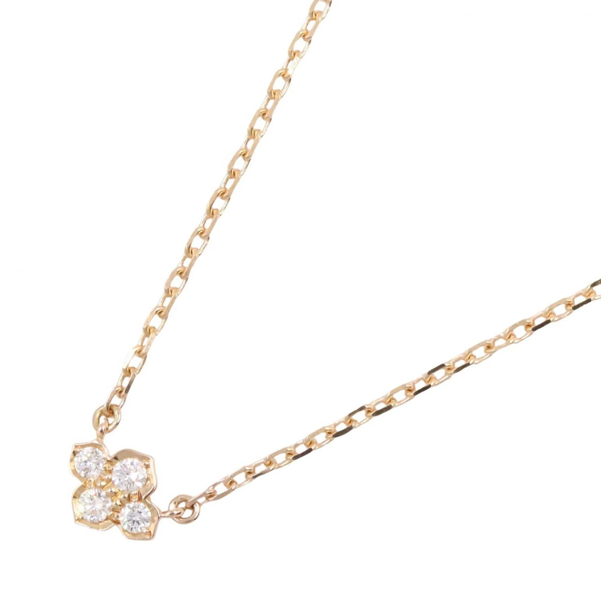 Pendant Necklace 18K Rose Gold with Diamond