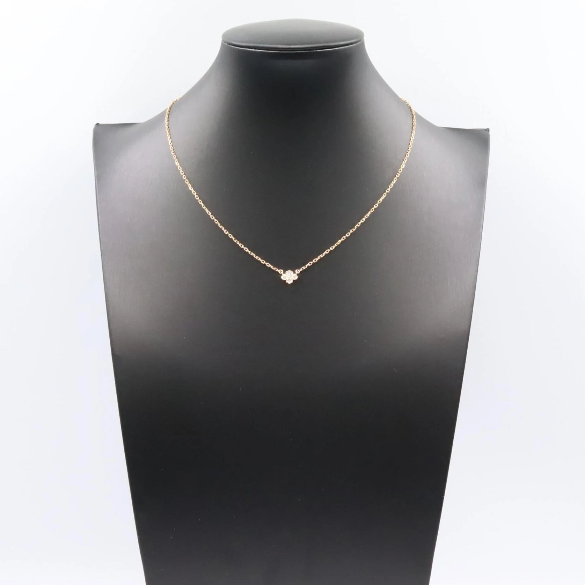 Pendant Necklace 18K Rose Gold with Diamond - Image 5