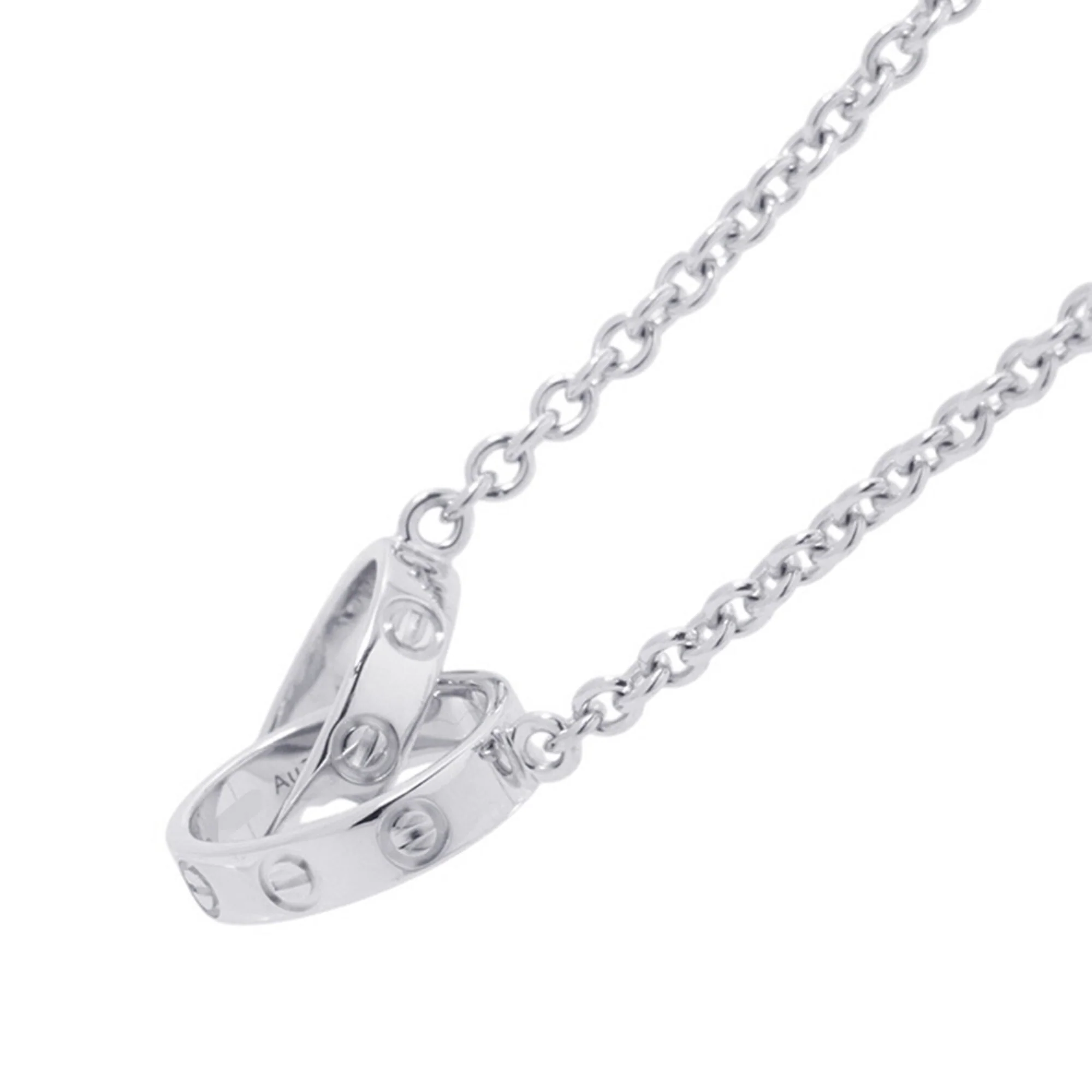 Pendant Necklace 18K White Gold - Image 2