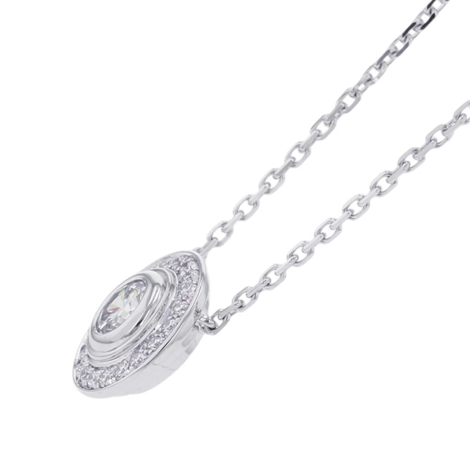 Pendant Necklace 18K White Gold - Image 2
