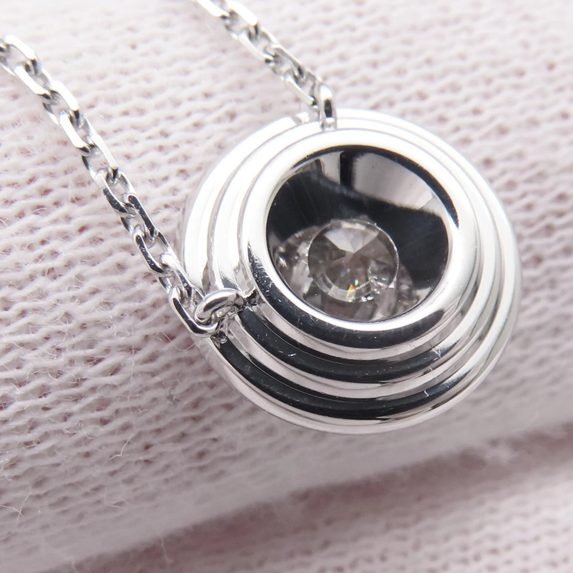 Pendant Necklace 18K White Gold - Image 6