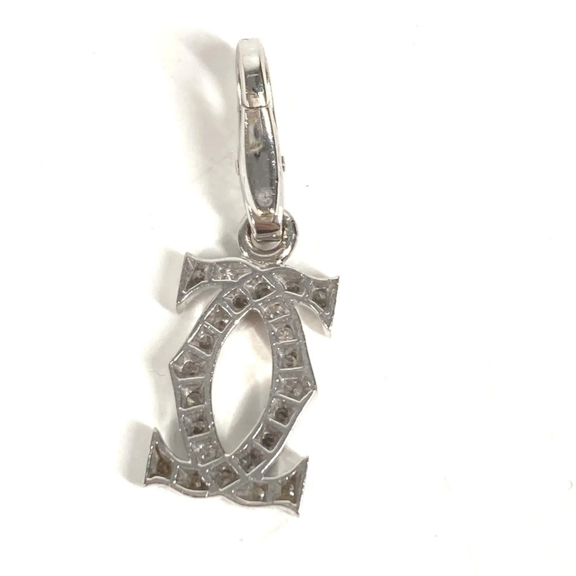 Pendant Necklace 18K White Gold with Diamond - Image 2