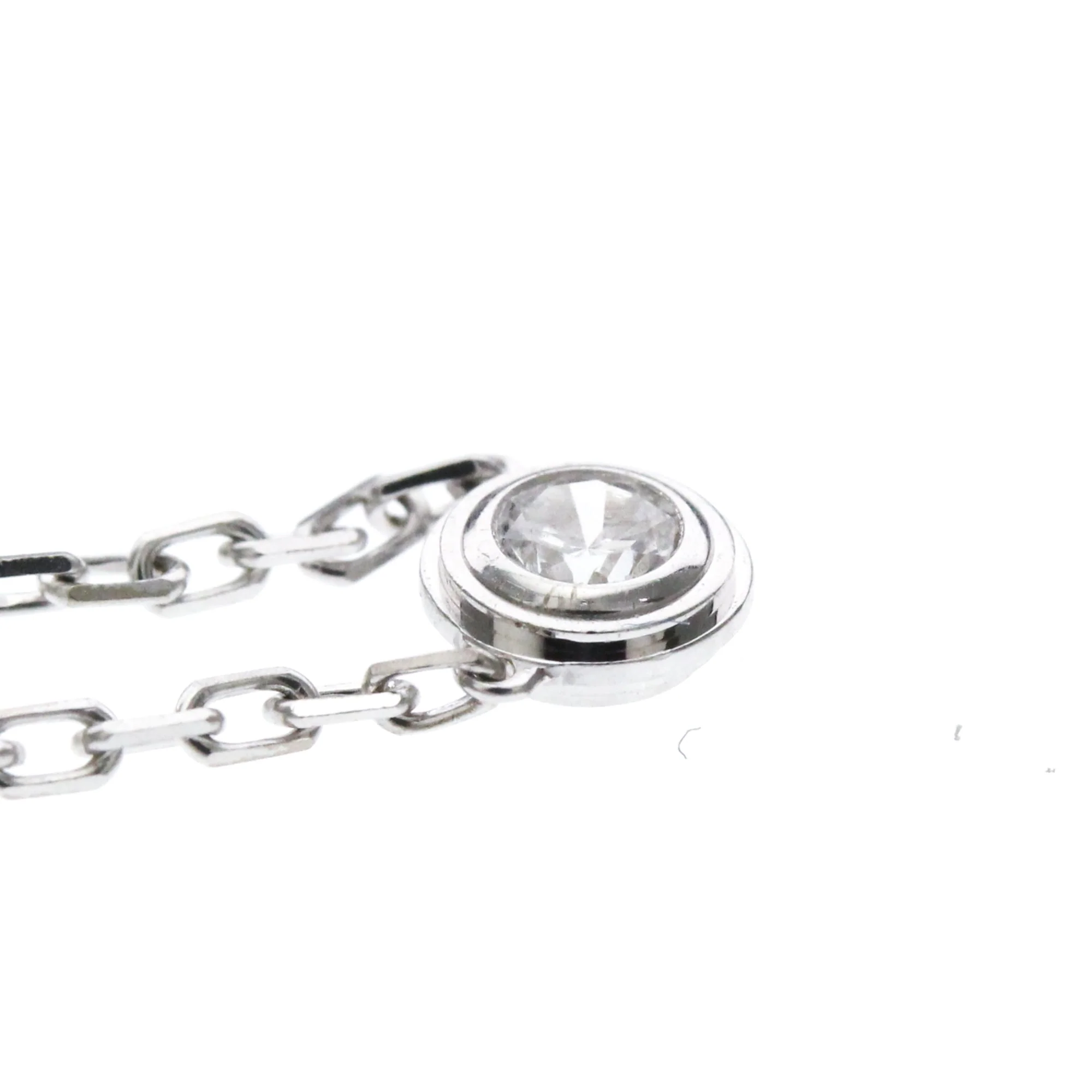 Pendant Necklace 18K White Gold with Diamond - Image 5