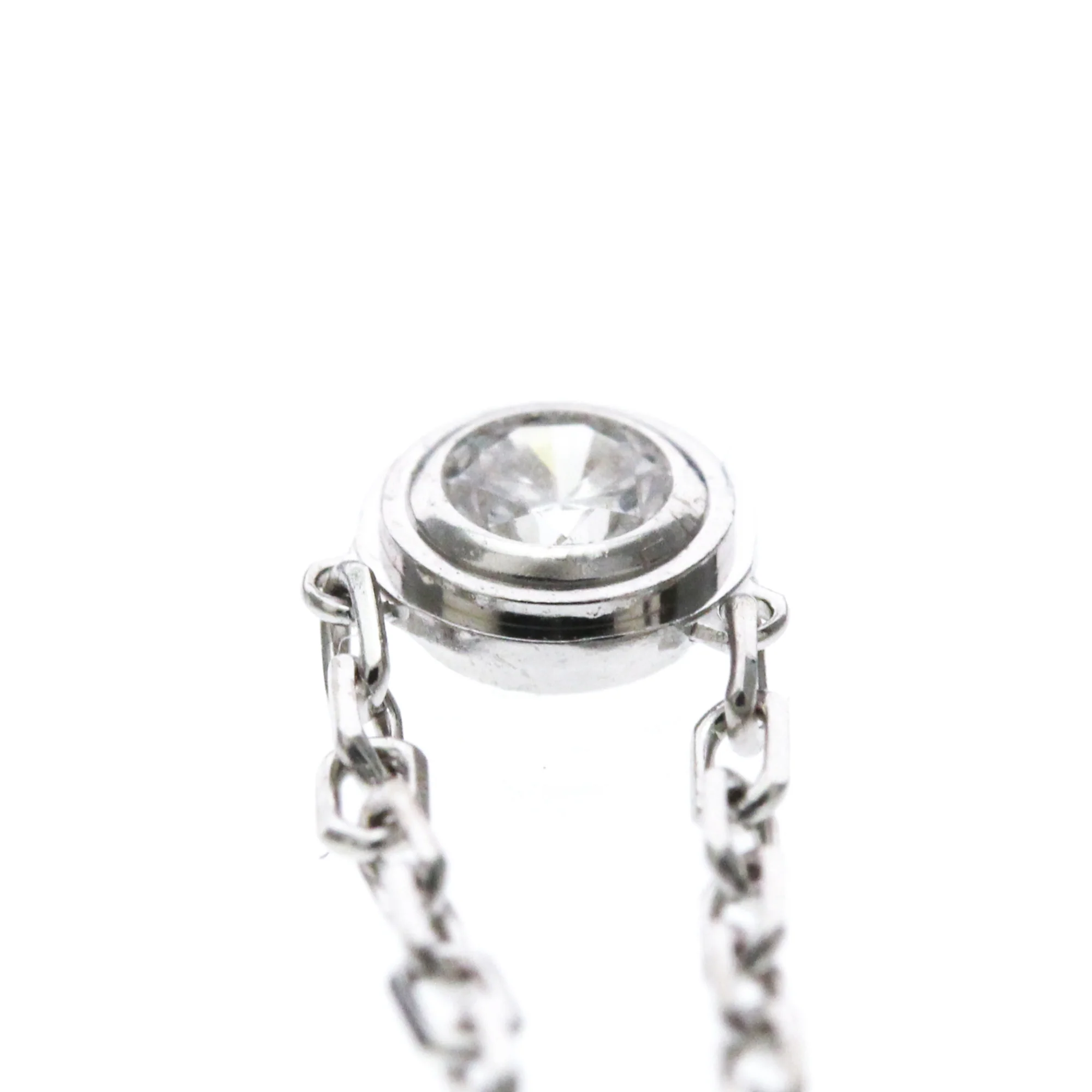 Pendant Necklace 18K White Gold with Diamond - Image 6