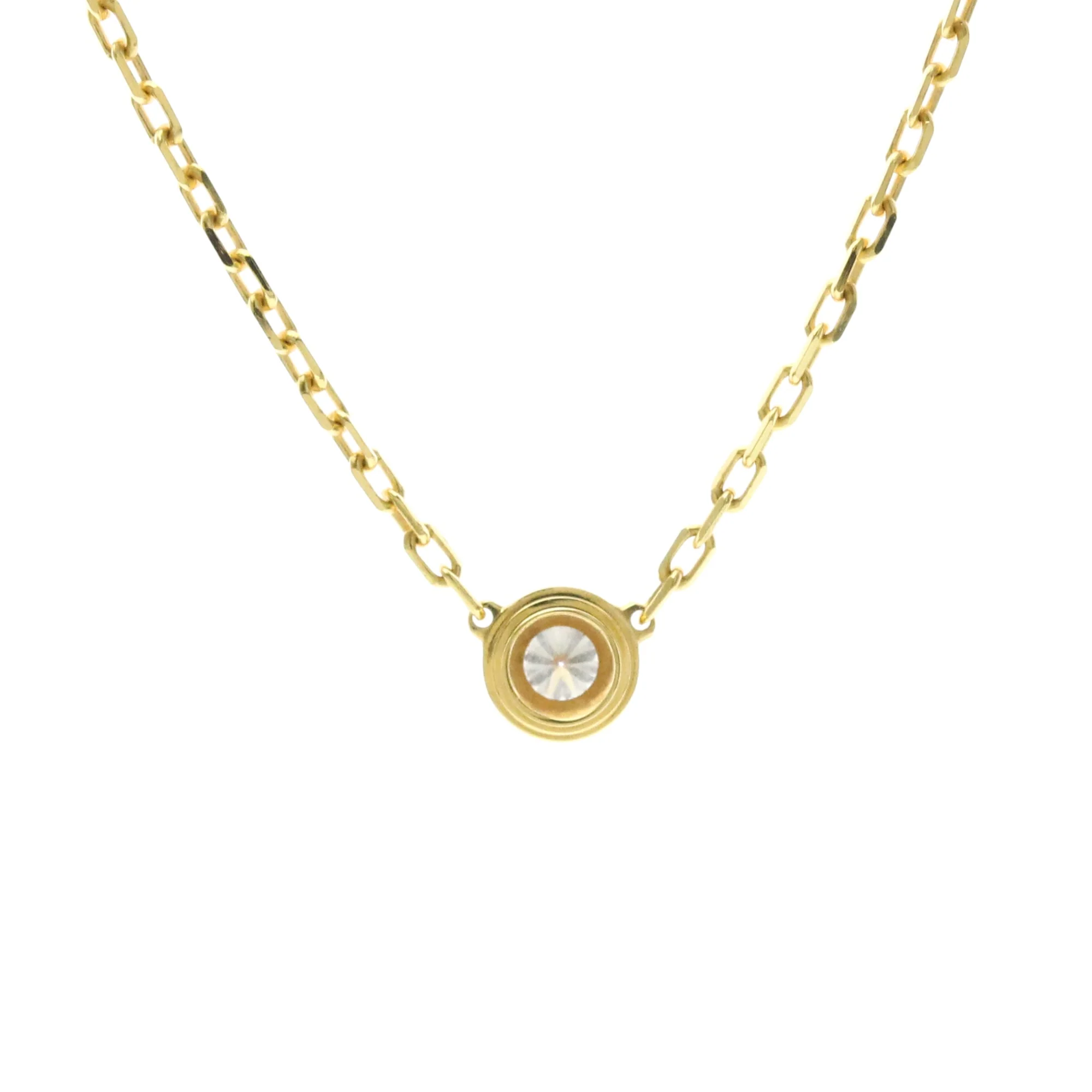Pendant Necklace 18K Yellow Gold with Diamond - Image 2