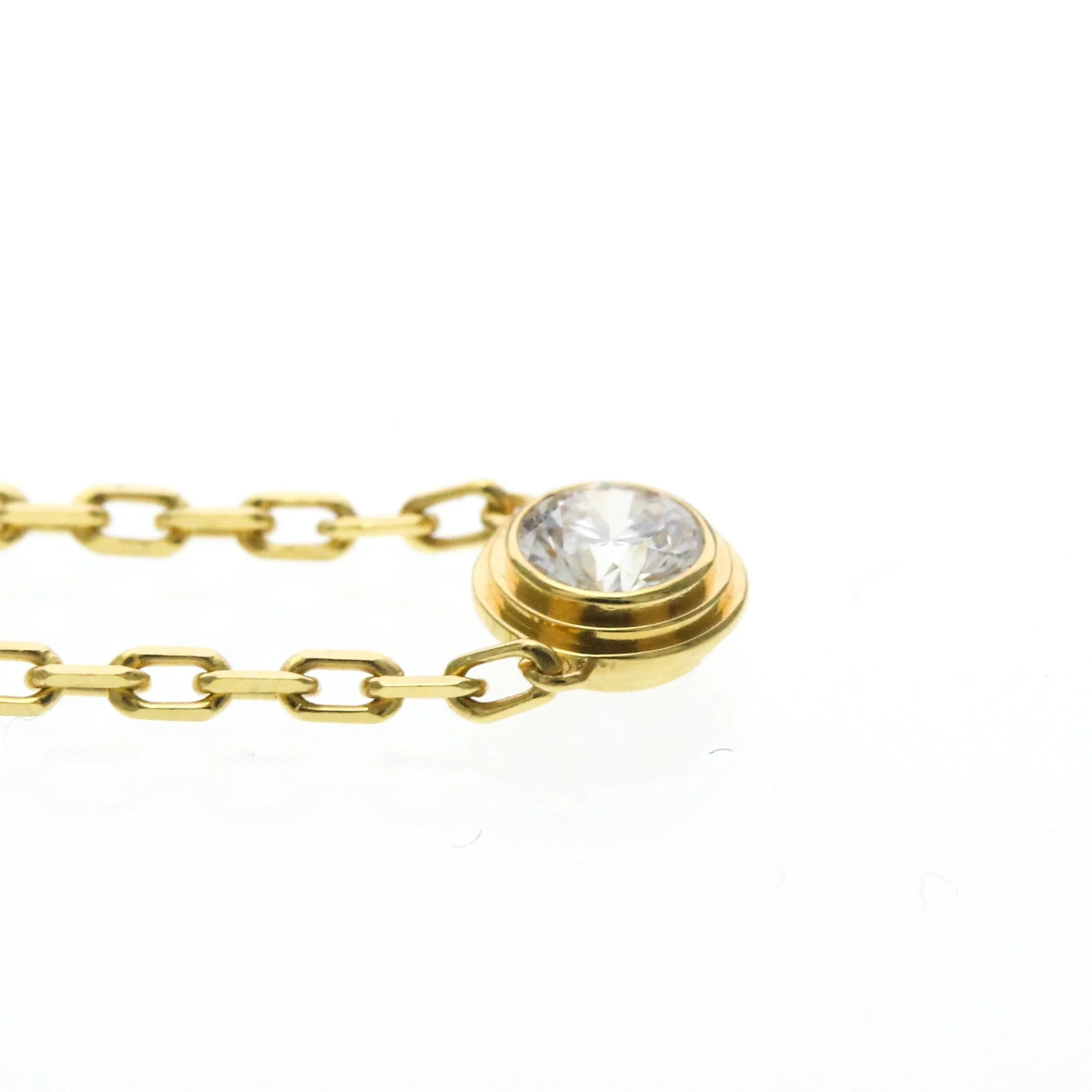 Pendant Necklace 18K Yellow Gold with Diamond - Image 5