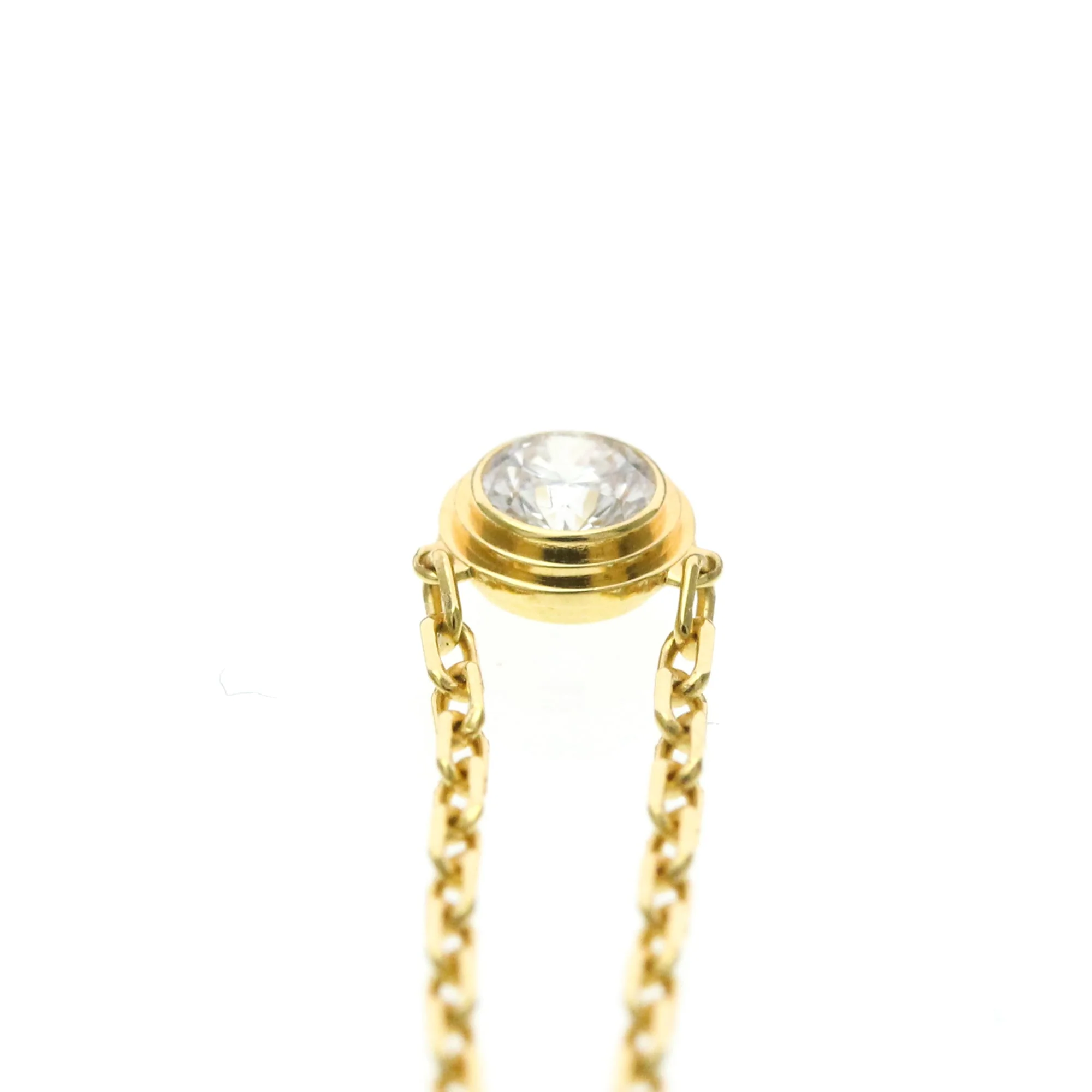 Pendant Necklace 18K Yellow Gold with Diamond - Image 6