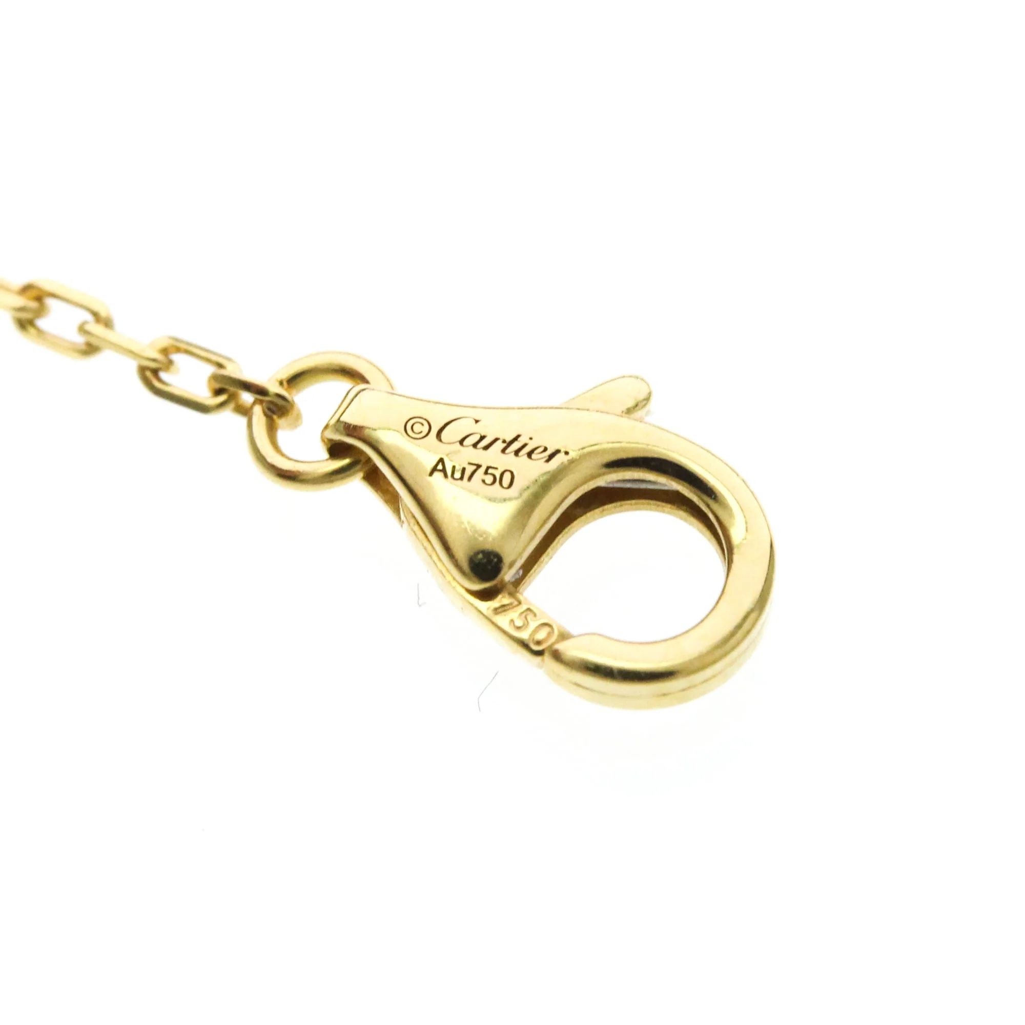 Pendant Necklace 18K Yellow Gold with Diamond - Image 9