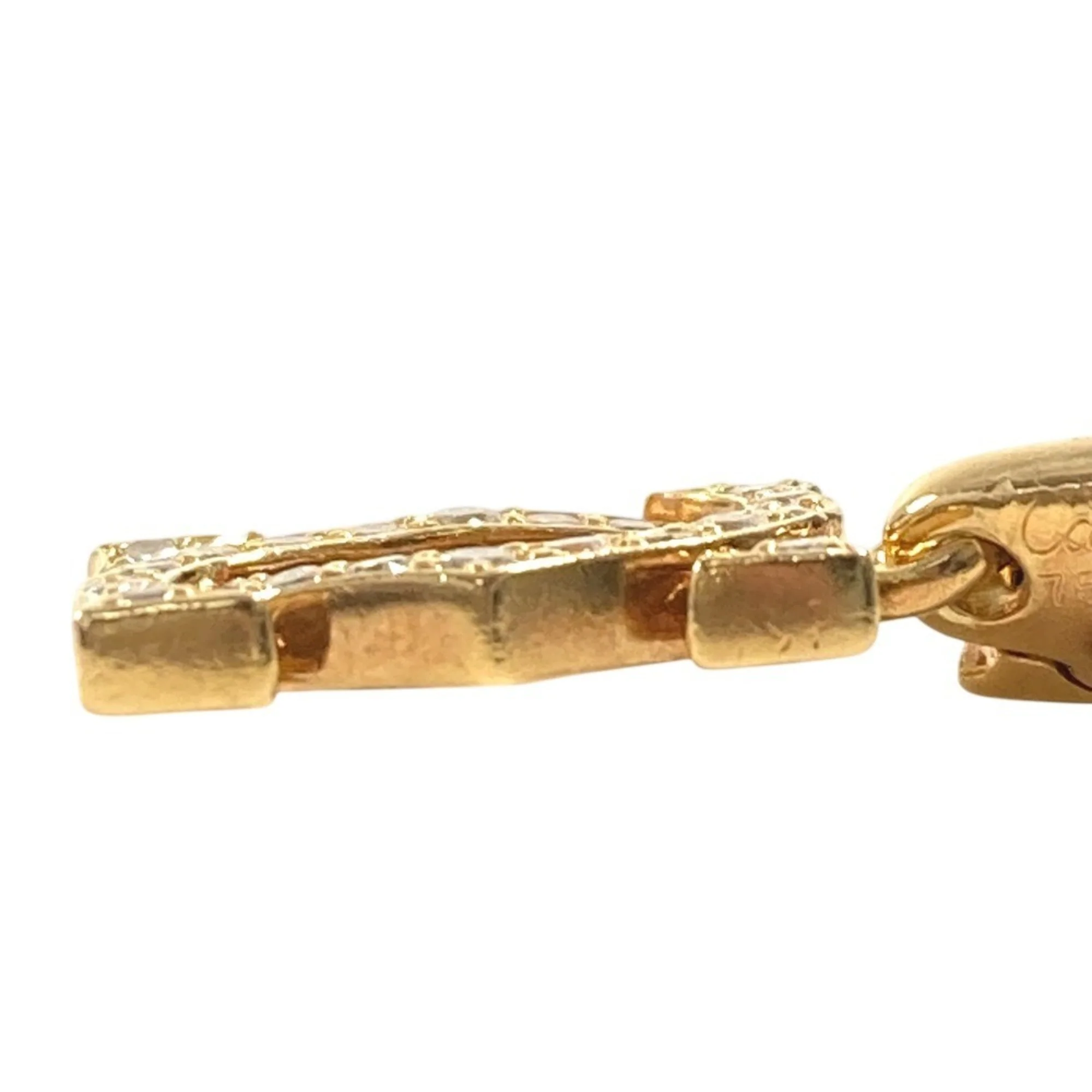 Pendant Necklace 18K Yellow Gold with Diamond - Image 6