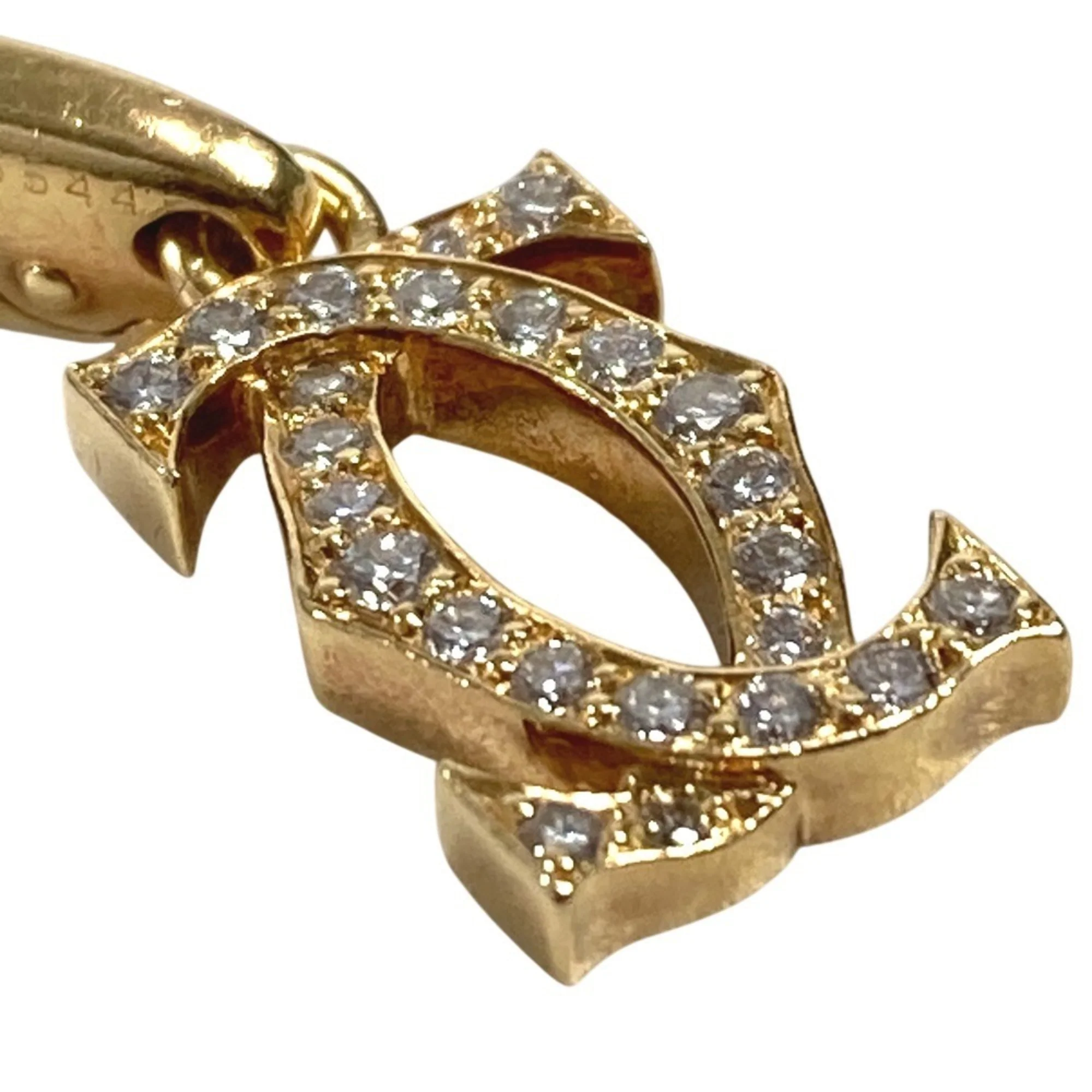 Pendant Necklace 18K Yellow Gold with Diamond - Image 9