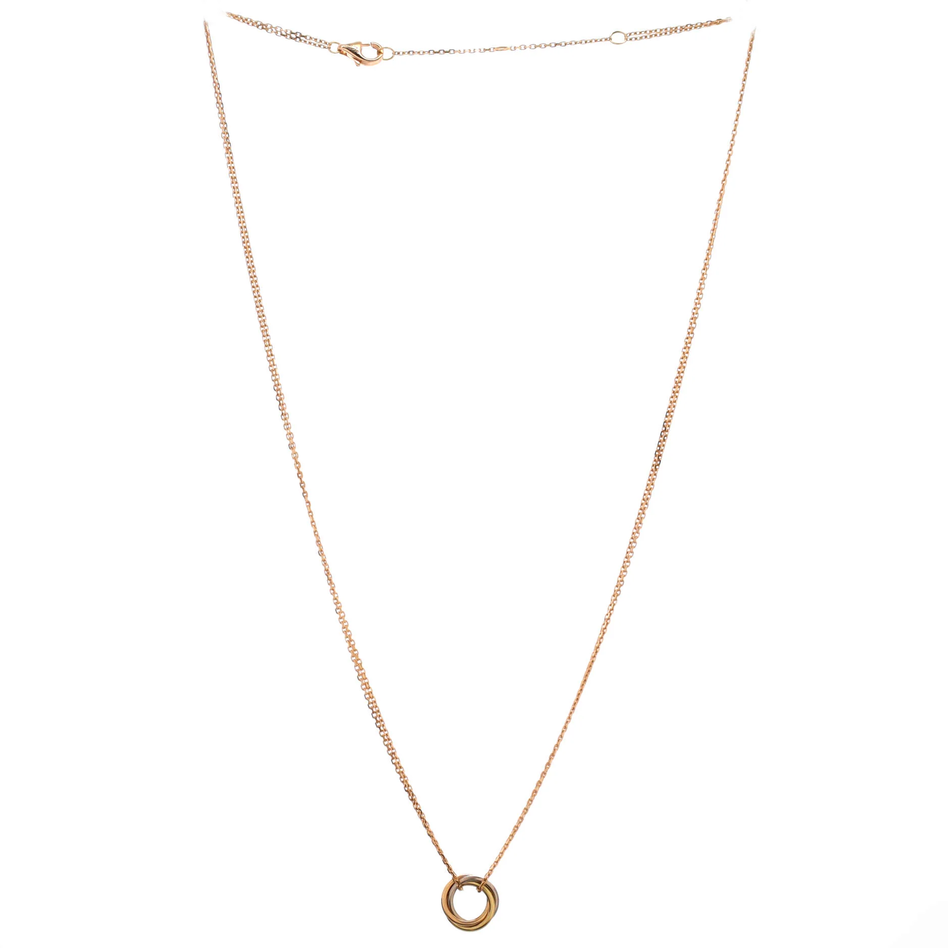 Trinity Choker Necklace 18K Tricolor Gold - Image 2